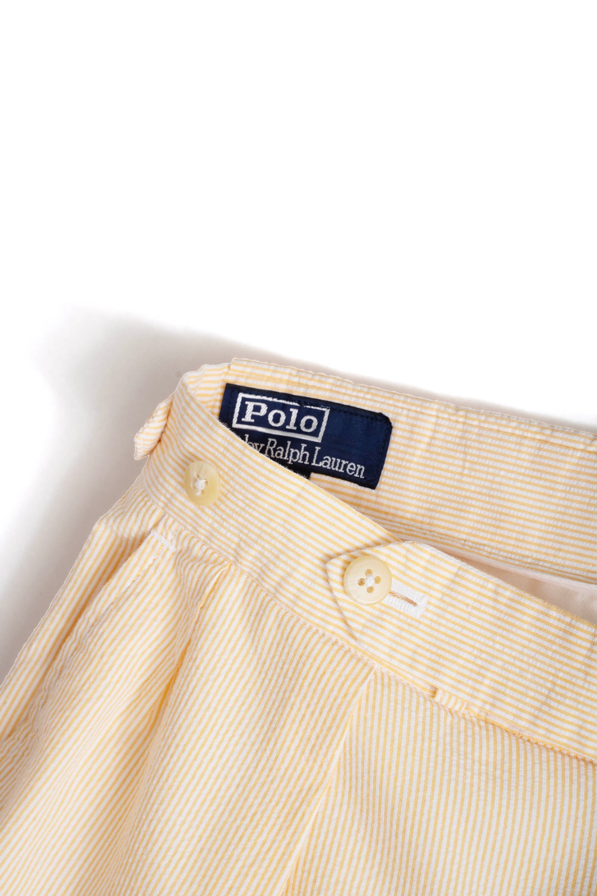 90S POLO RALPH LAUREN SEERSUCKER STRIPED SLACKS