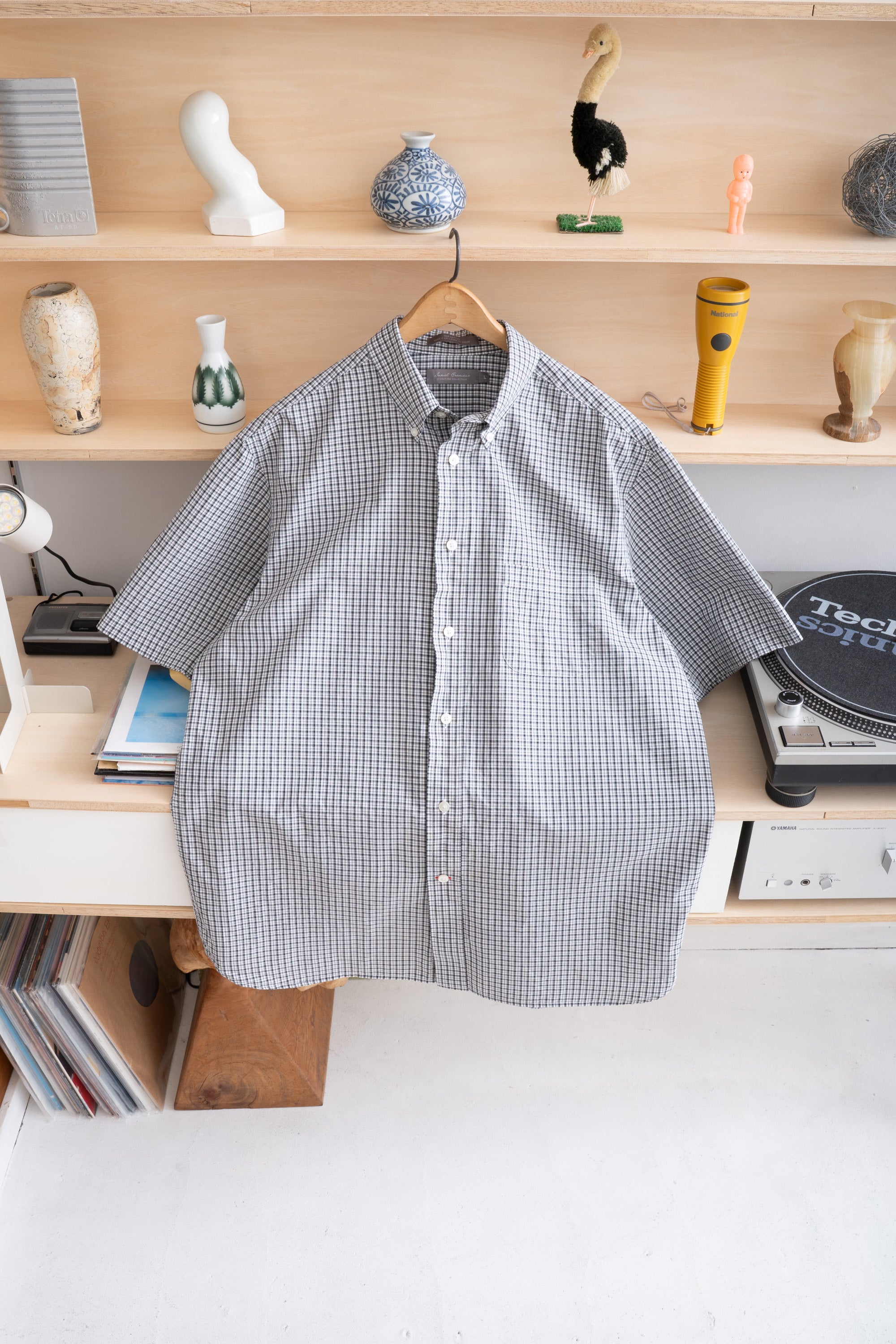 00S DANIEL CREMIEUX GINGHAM CHECK SHIRT