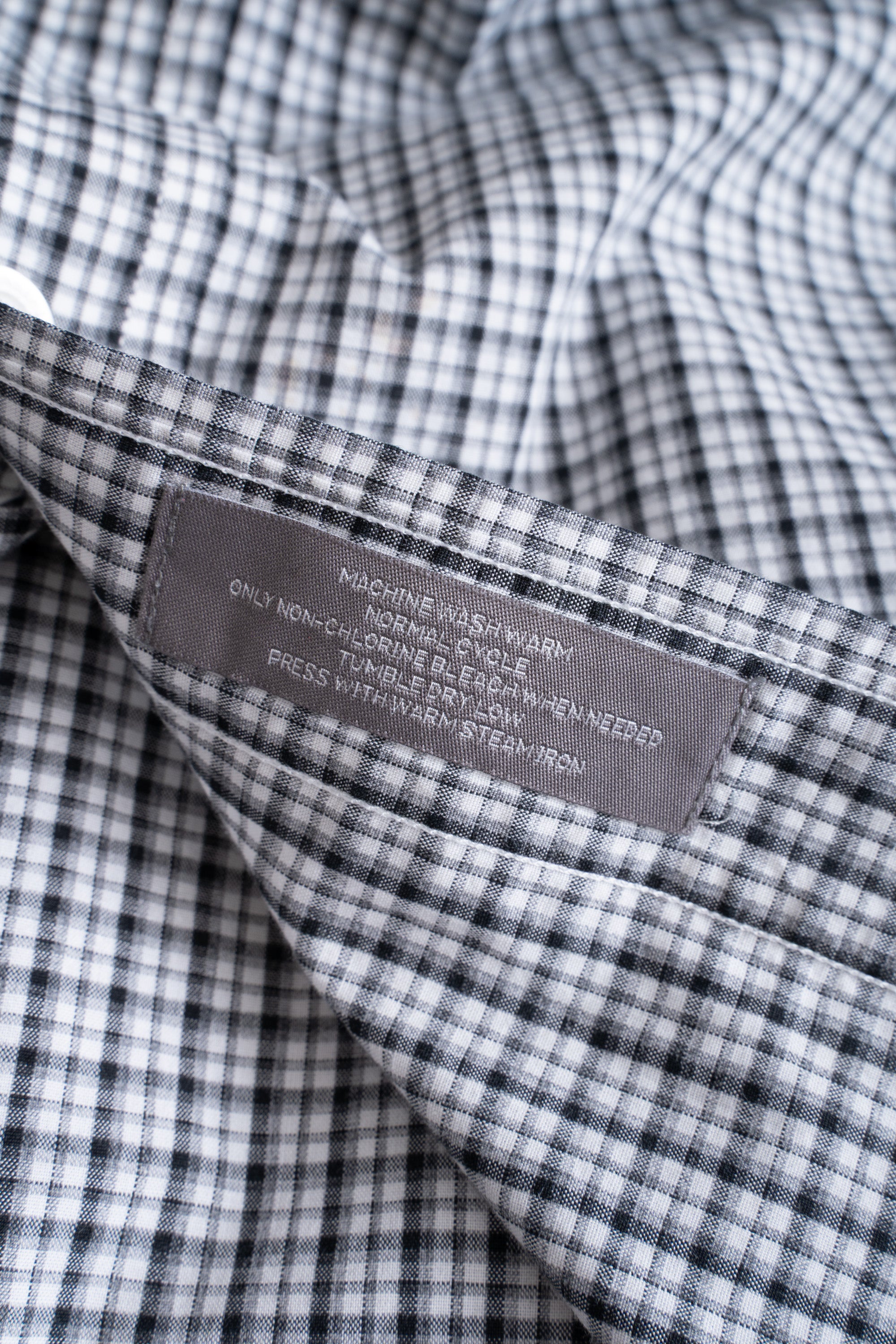 00S DANIEL CREMIEUX GINGHAM CHECK SHIRT