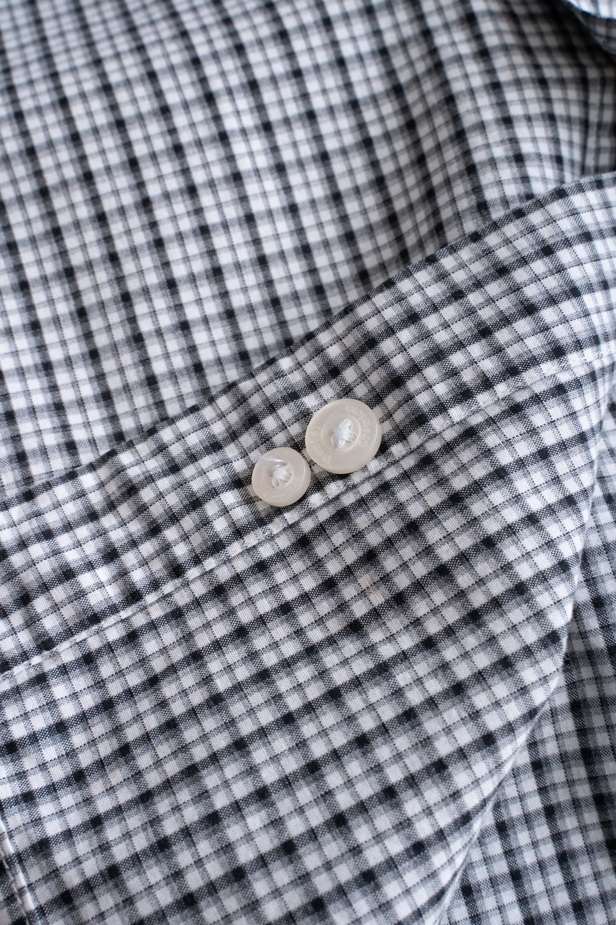 00S DANIEL CREMIEUX GINGHAM CHECK SHIRT