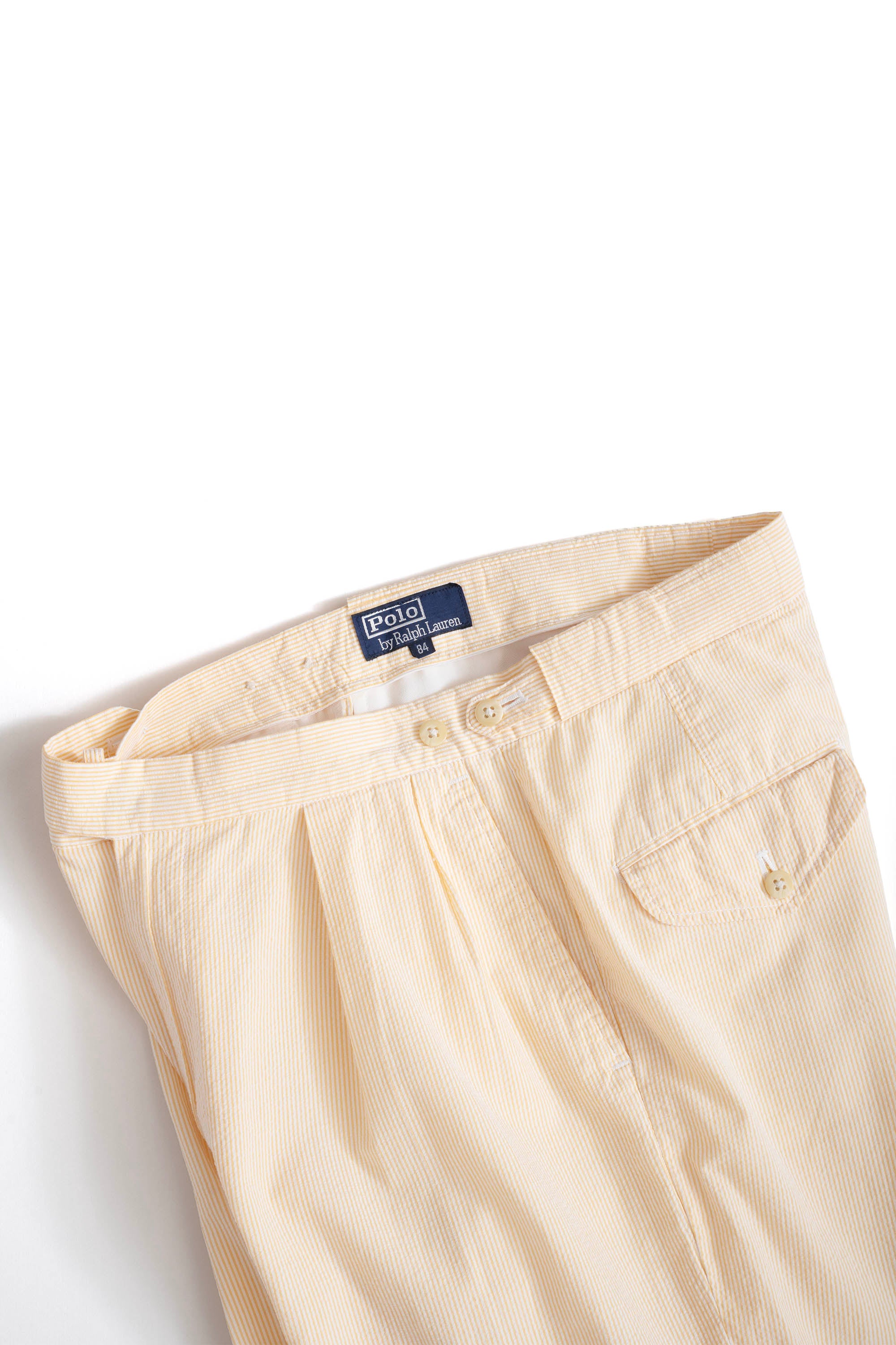 90S POLO RALPH LAUREN SEERSUCKER STRIPED SLACKS