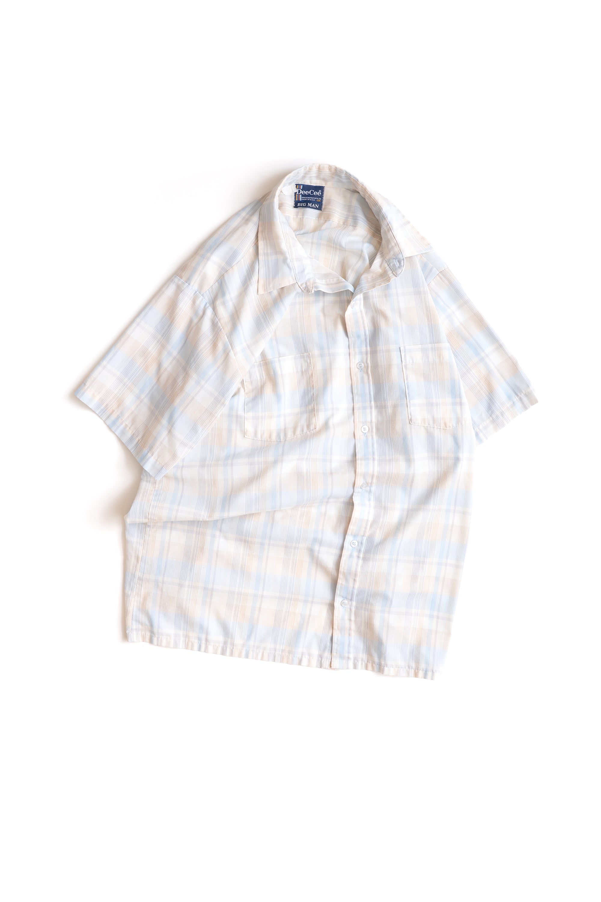 80~90S MADE IN USA DEE CEE CHECK SHIRT