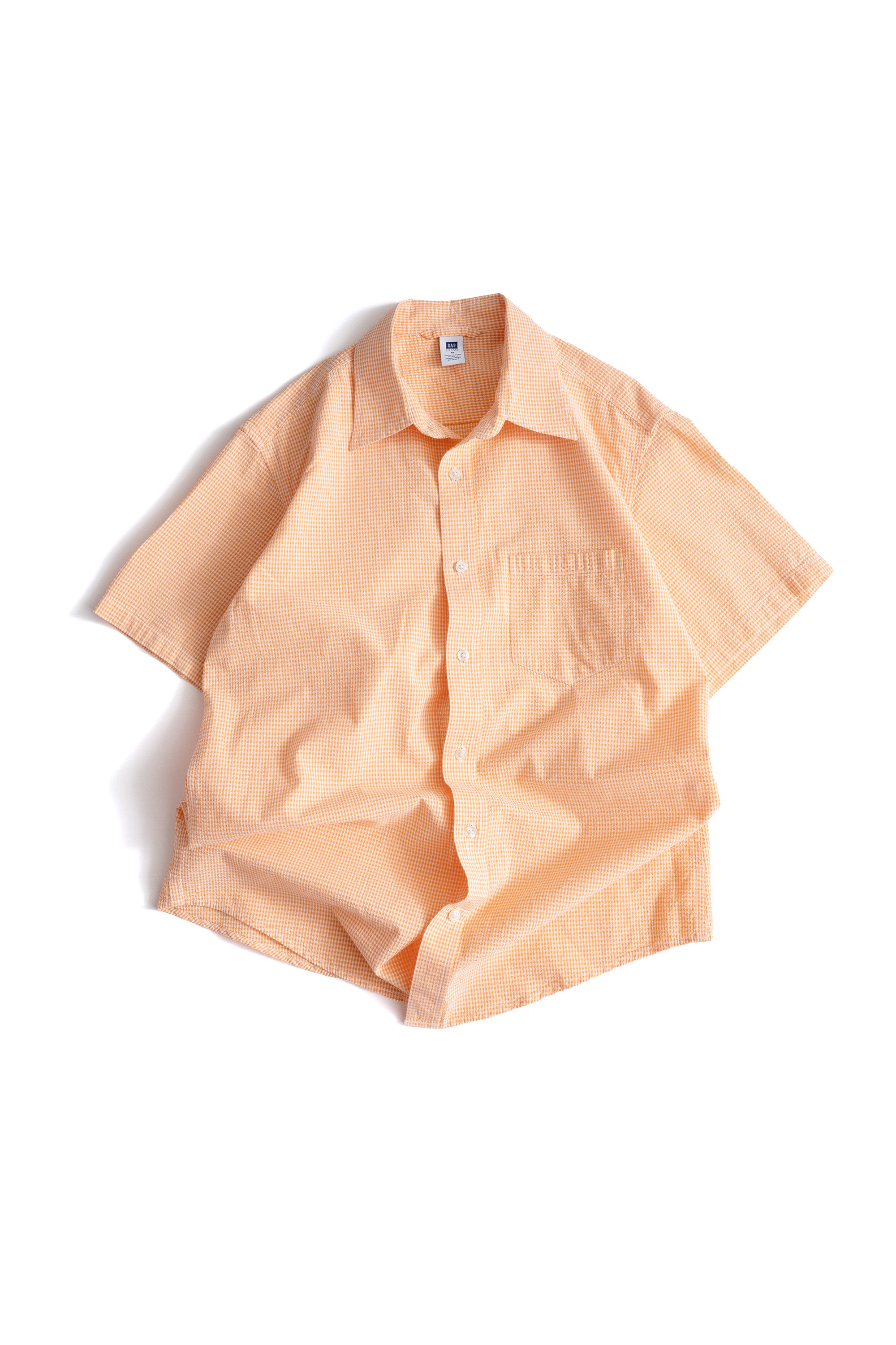 00S GAP CHECKED SEERSUCKER SHIRT