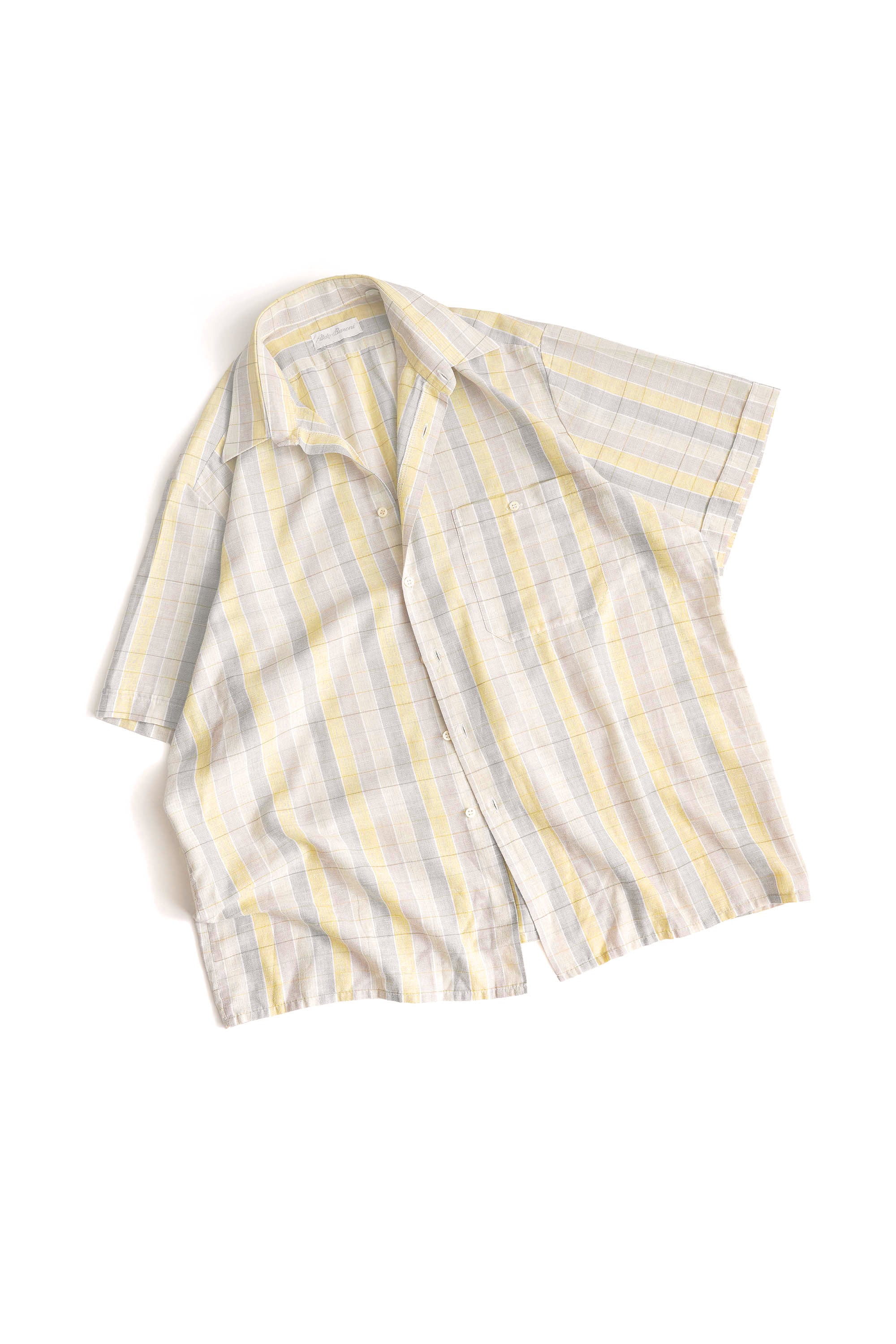 80~90S ALDO BARONI CHECKED SHIRT