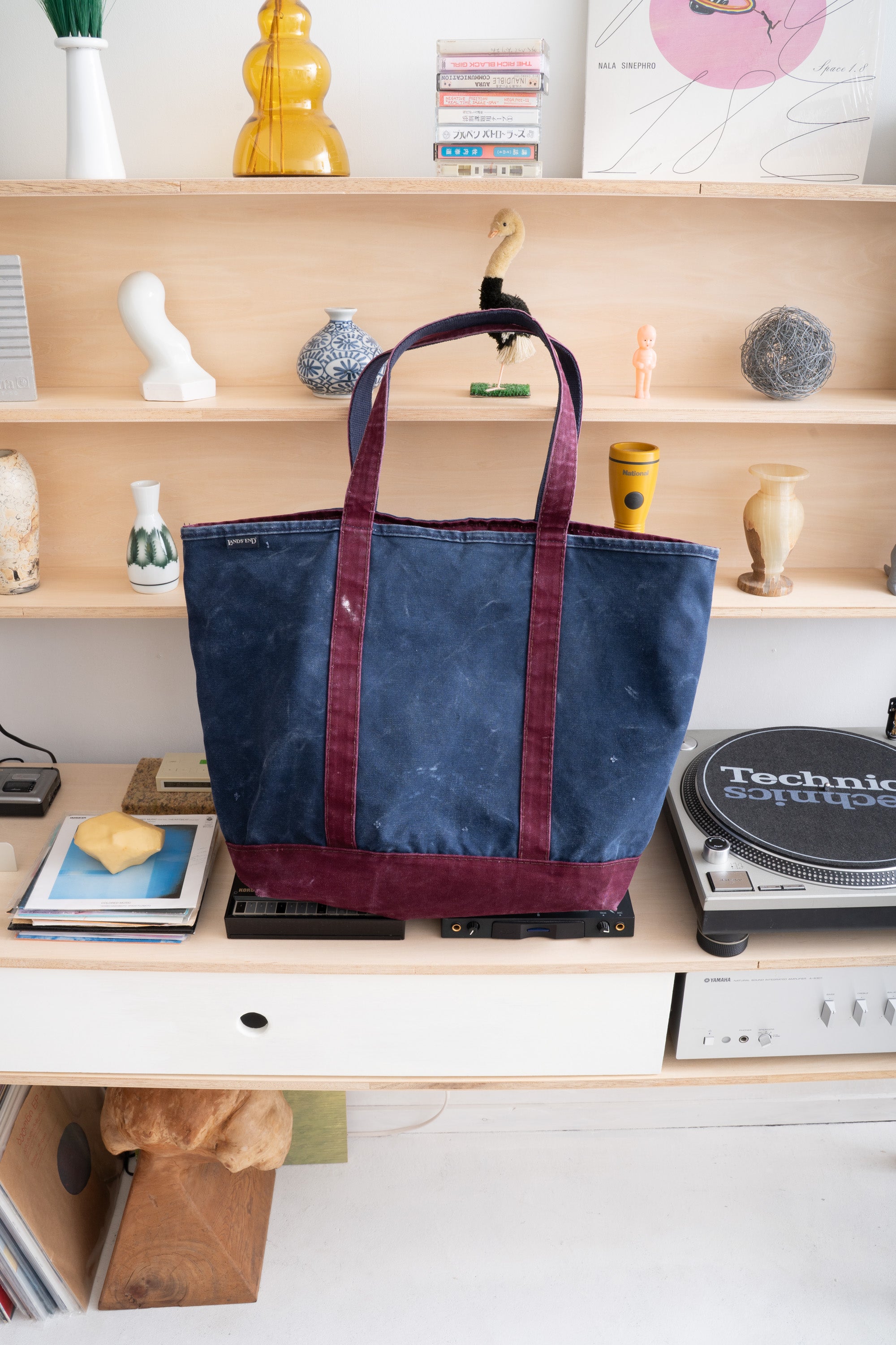 80S MADE IN USA LAND'S END TOTE BAG