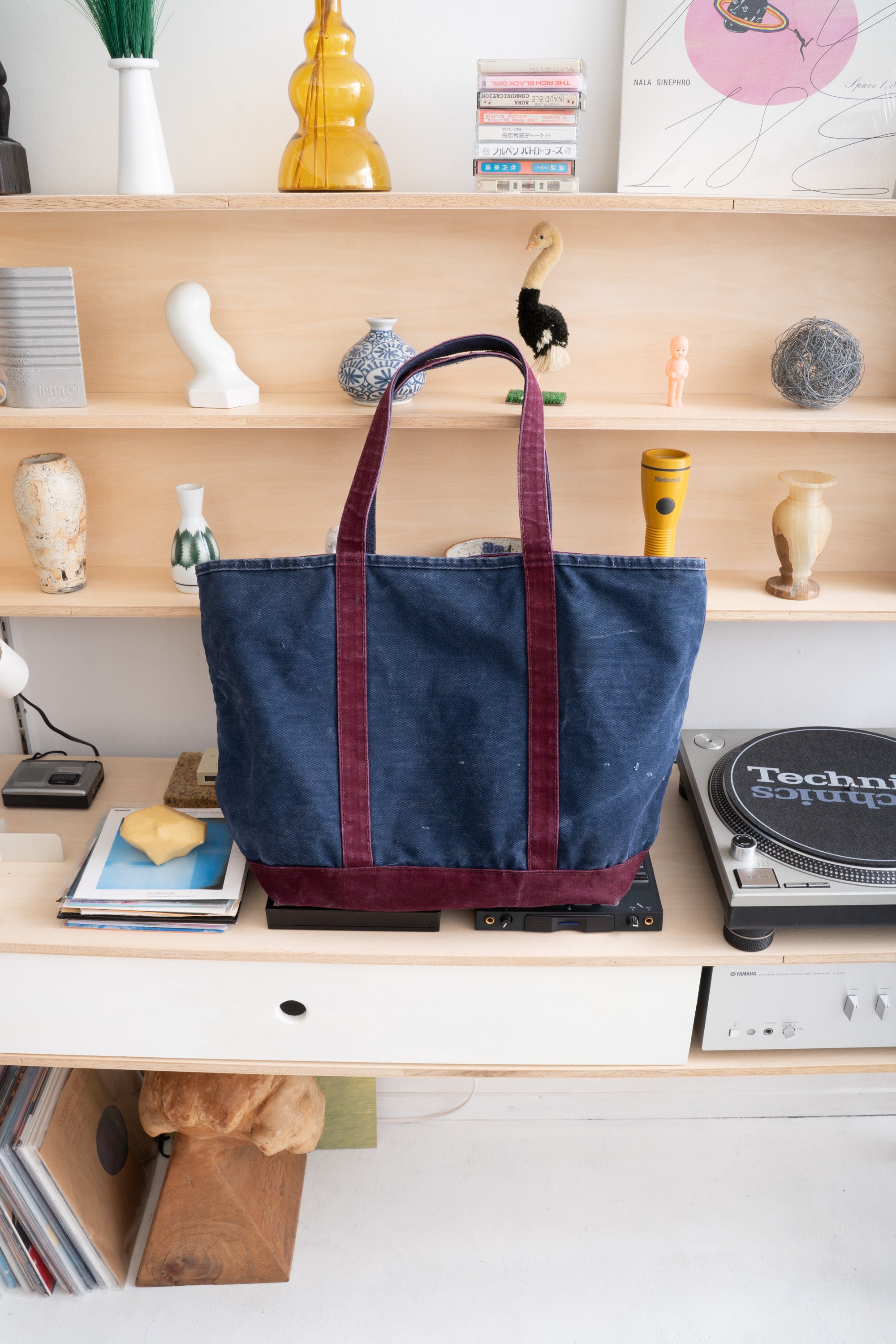 80S MADE IN USA LAND'S END TOTE BAG
