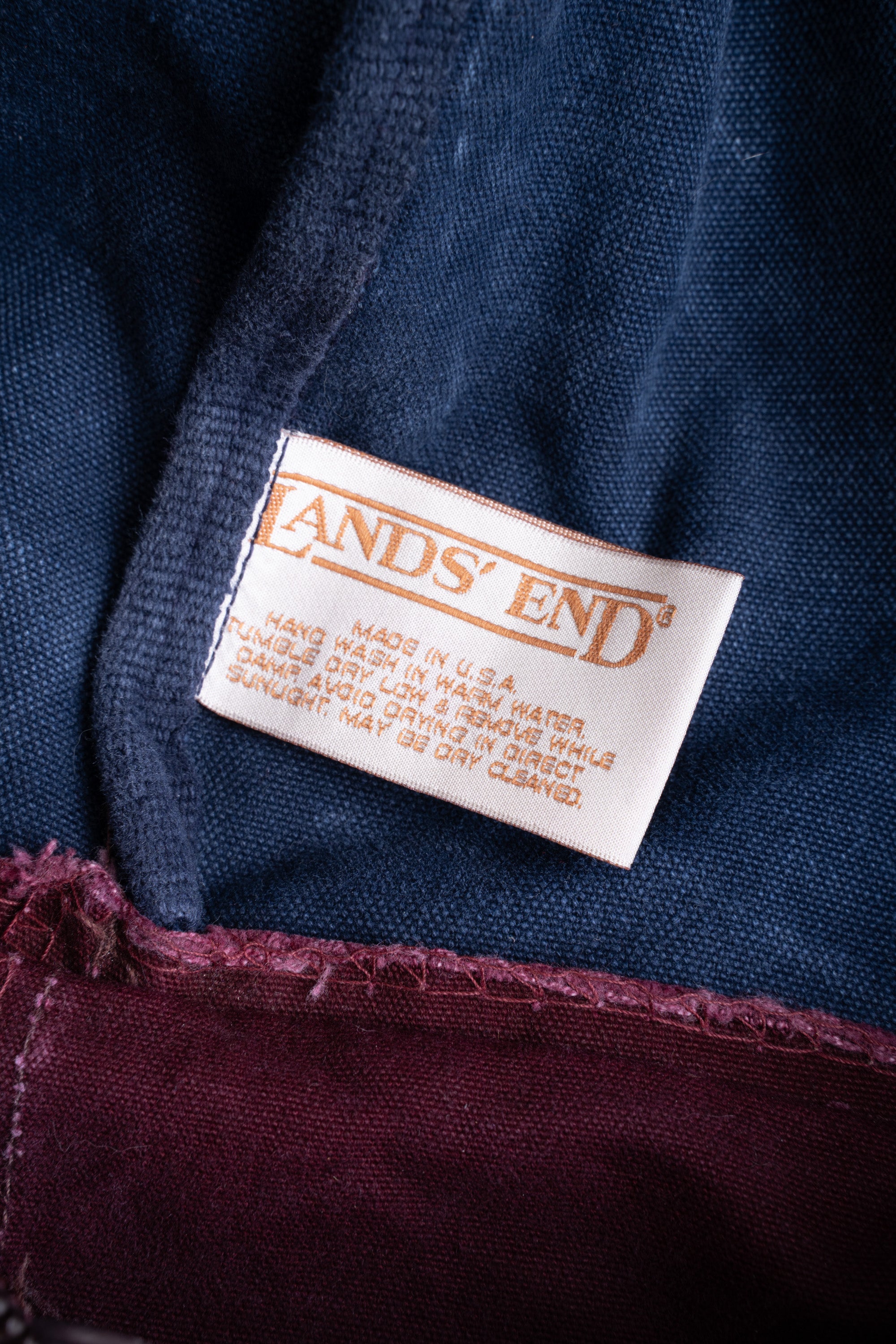 80S MADE IN USA LAND'S END TOTE BAG
