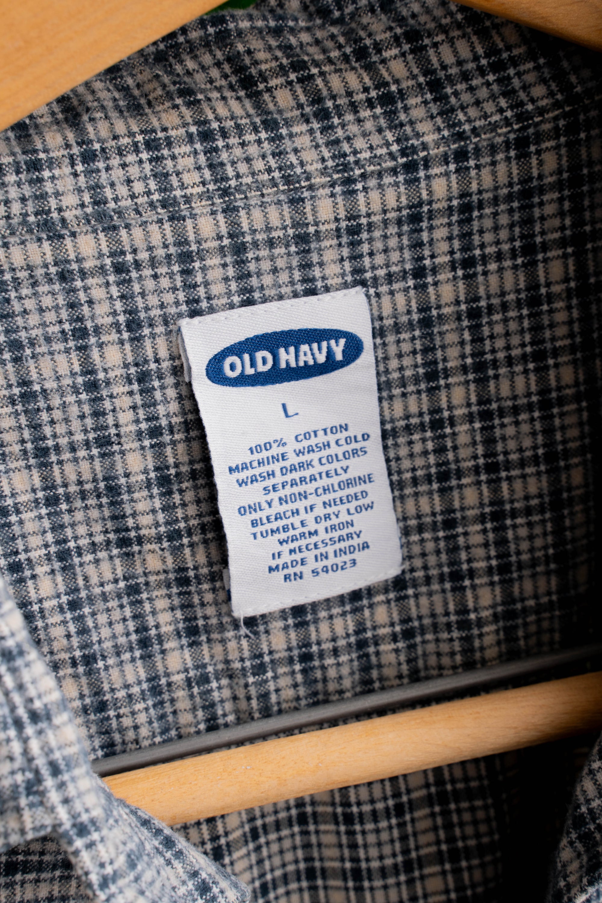 90~00S OLD NAVY CHECKED SHIRT