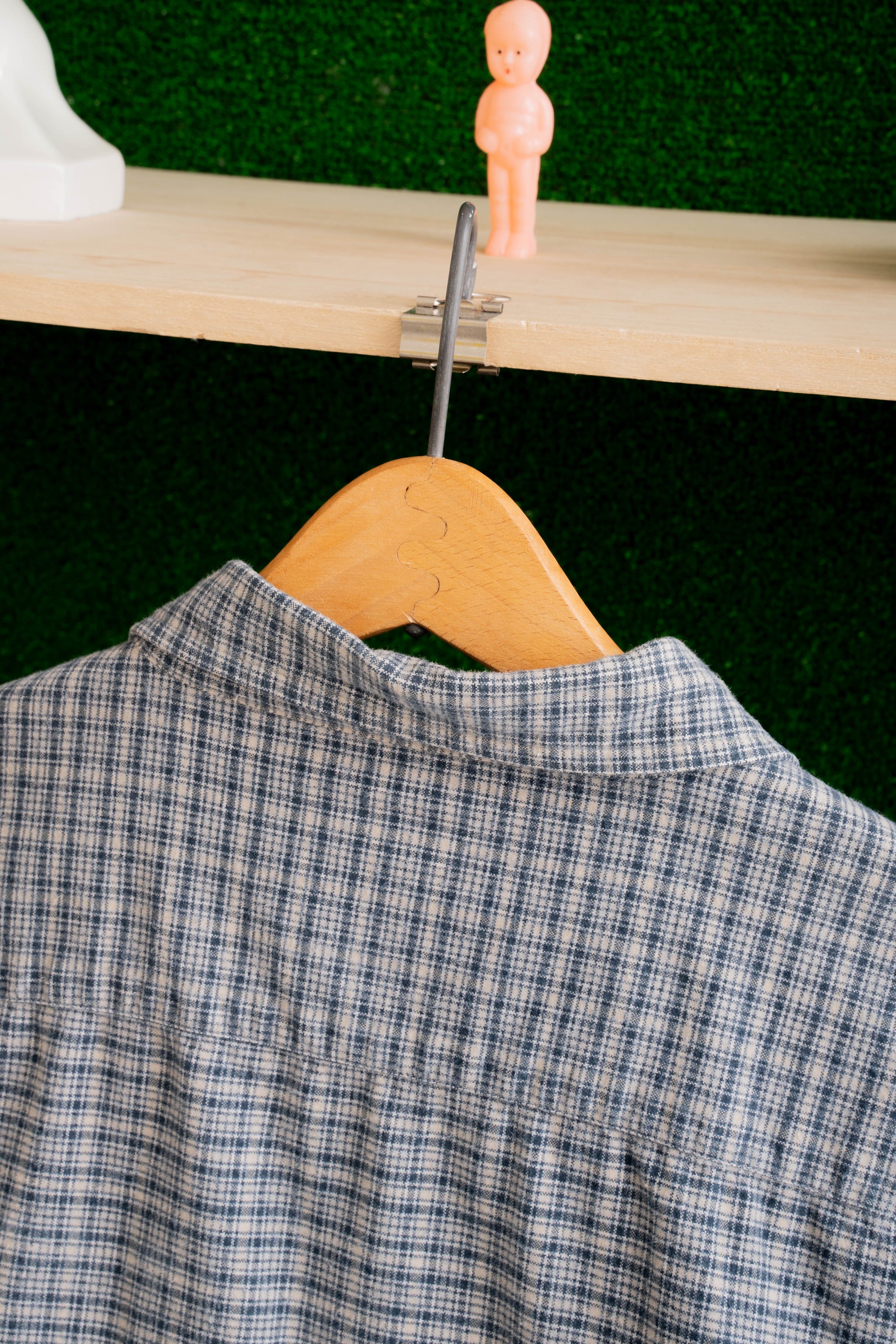 90~00S OLD NAVY CHECKED SHIRT