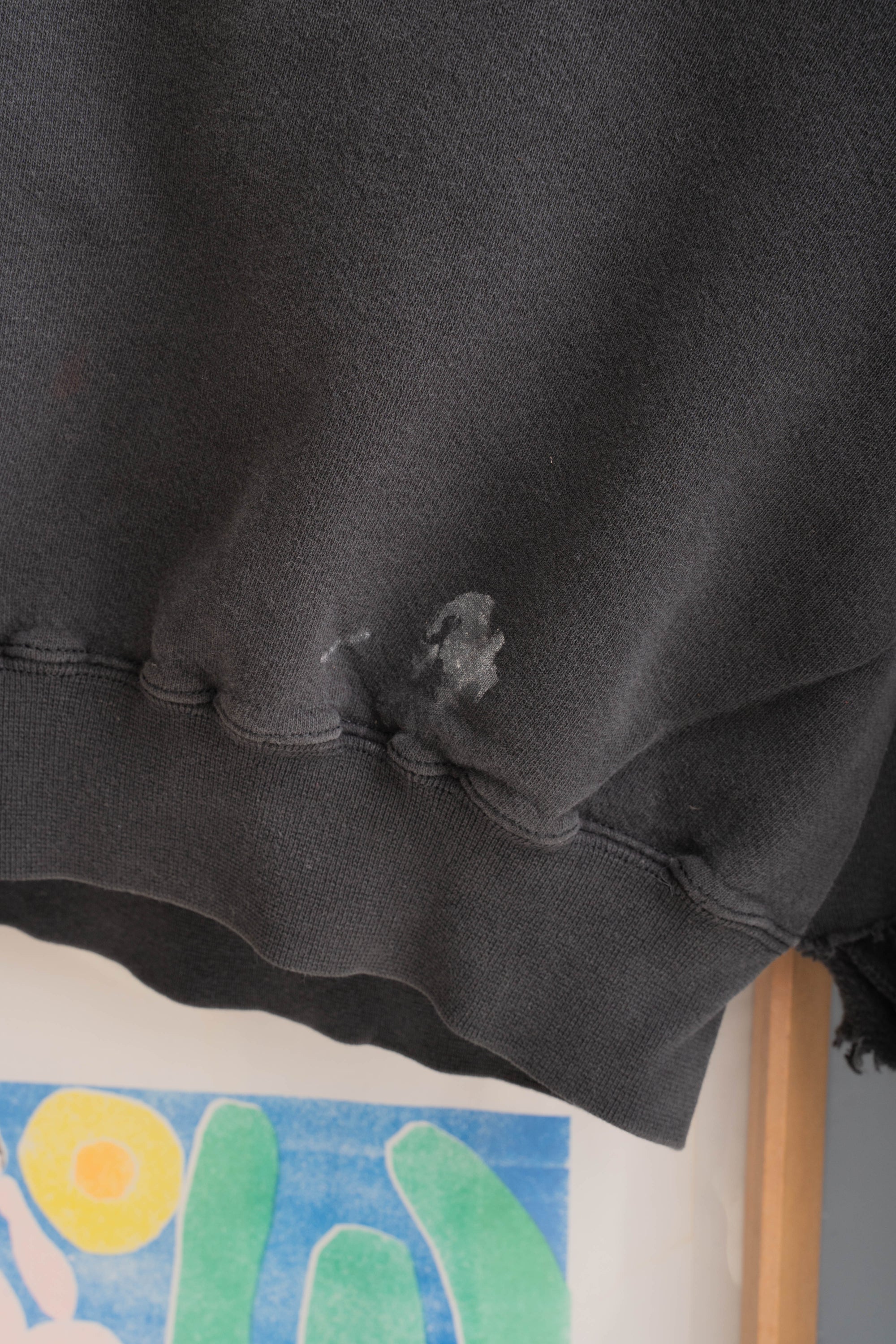 80~90S MADE IN USA DAMAGED SWEAT SHIRT