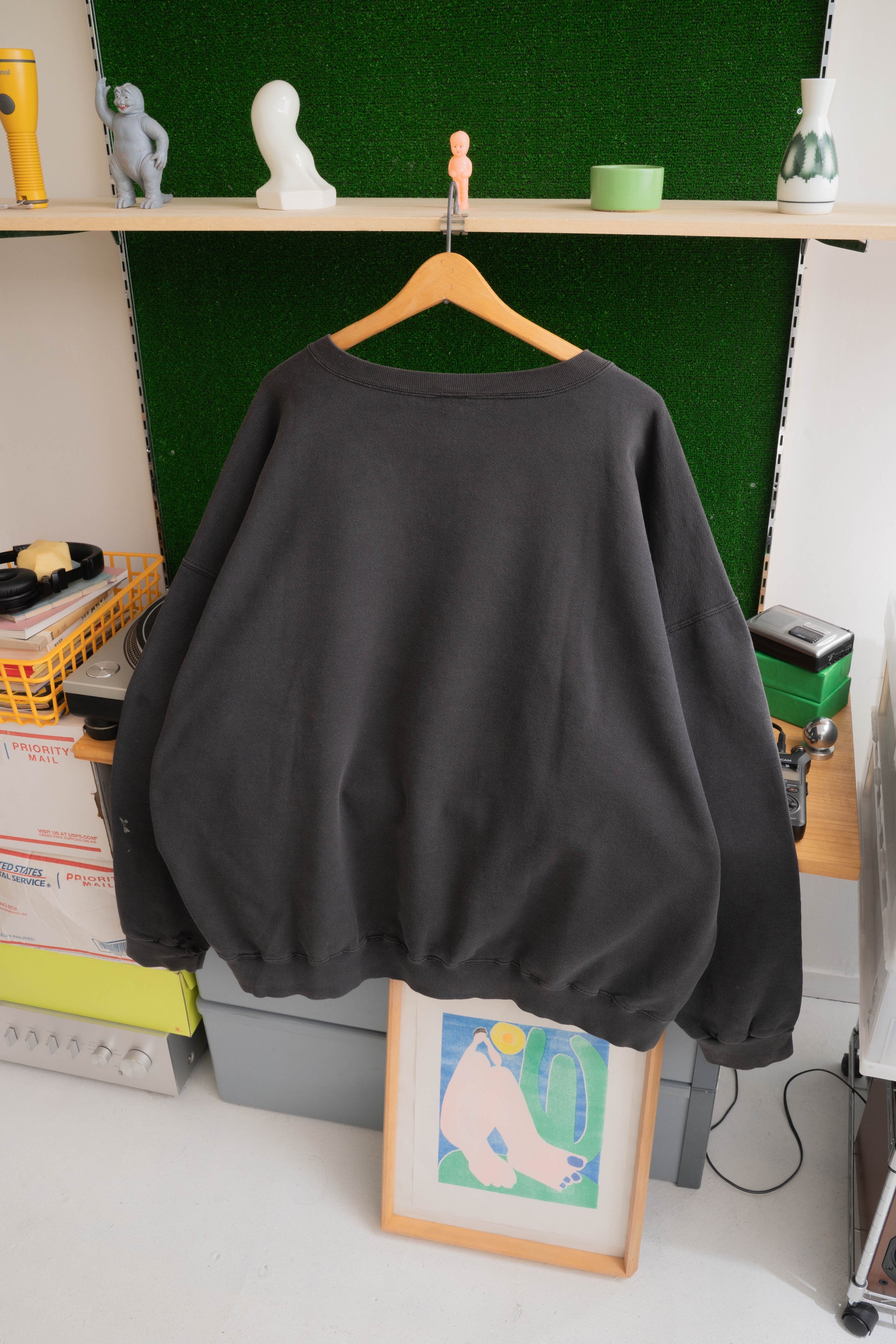 80~90S MADE IN USA DAMAGED SWEAT SHIRT