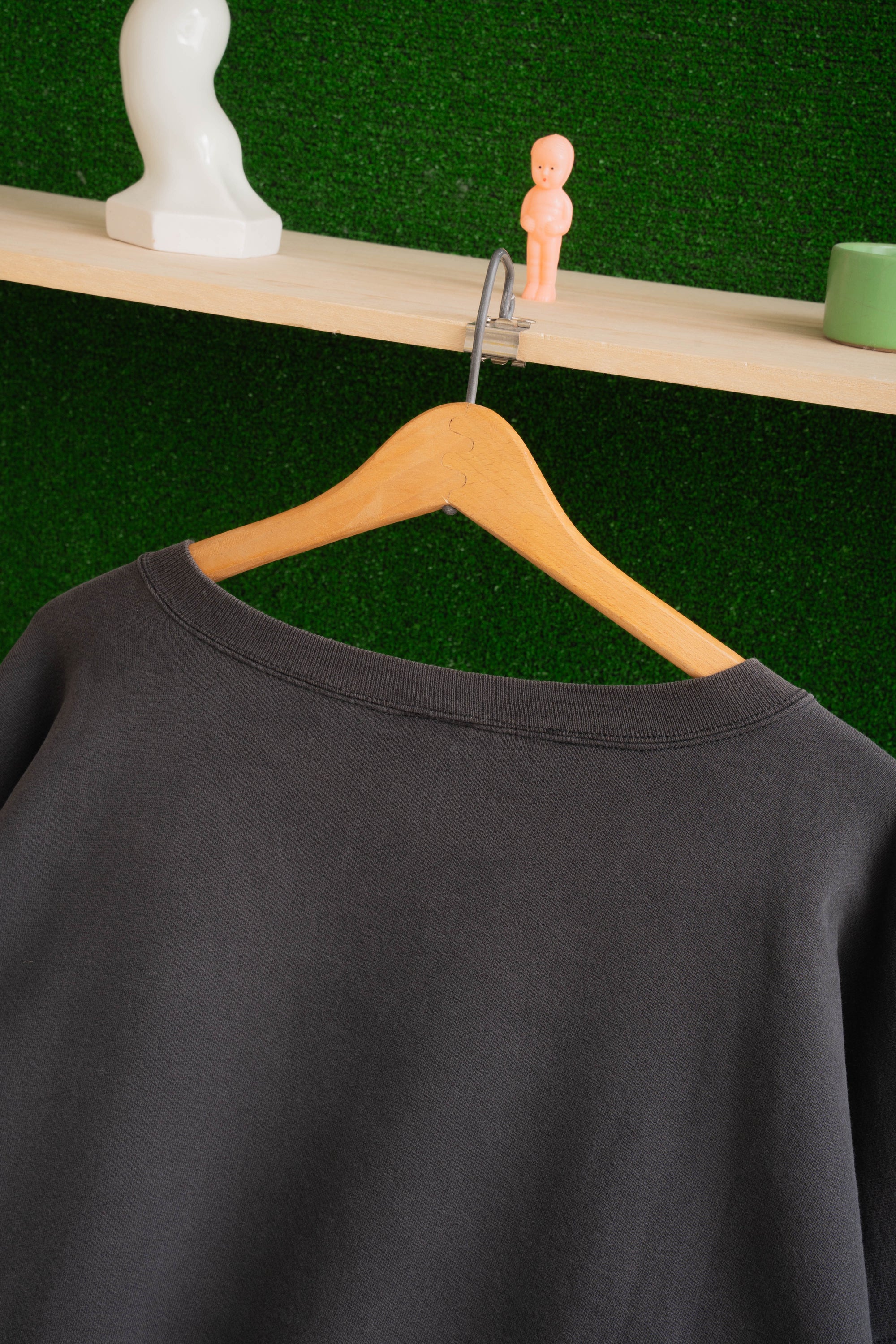 80~90S MADE IN USA DAMAGED SWEAT SHIRT
