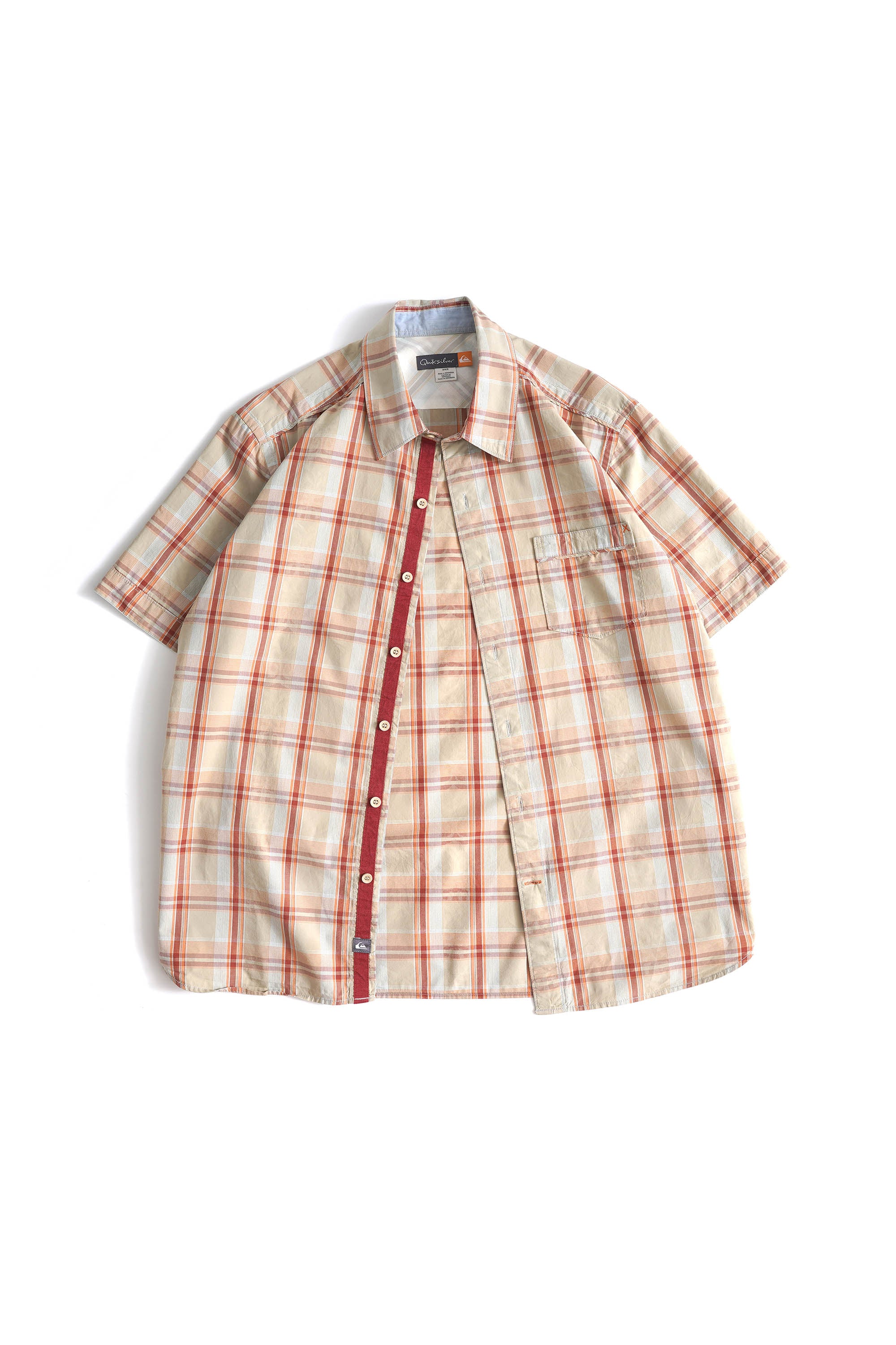 00S QUICK SILVER CHECKED SHIRT