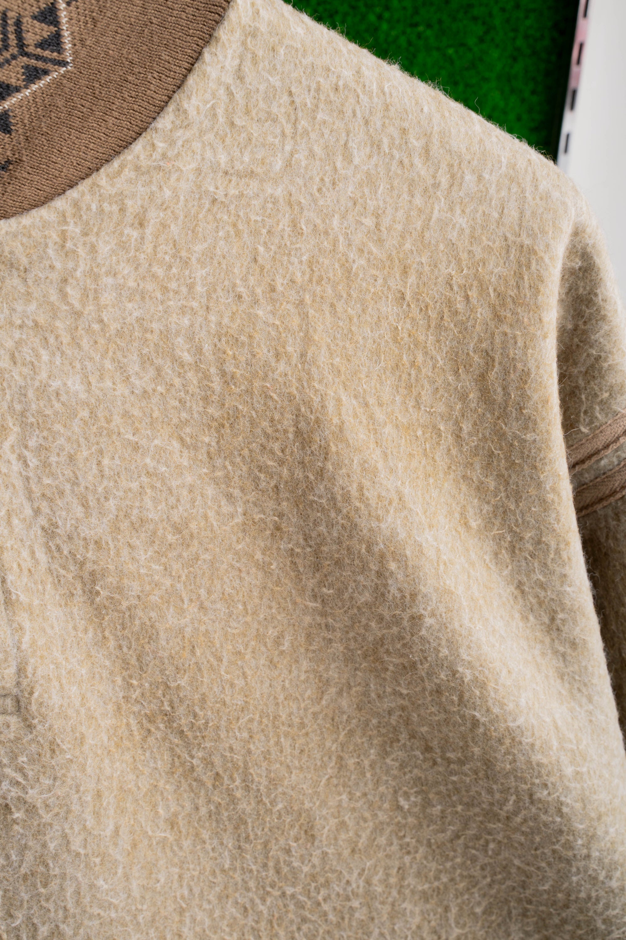90S ROCK ISLAND HENRY NECK FLEECE PULLOVER