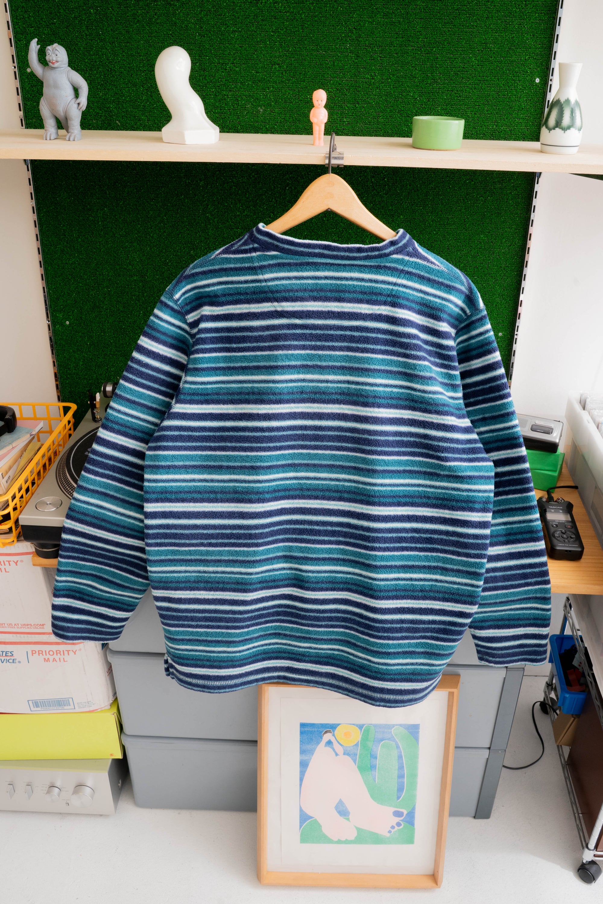 90S BASIC EDITIONS FLEECE PULLOVER
