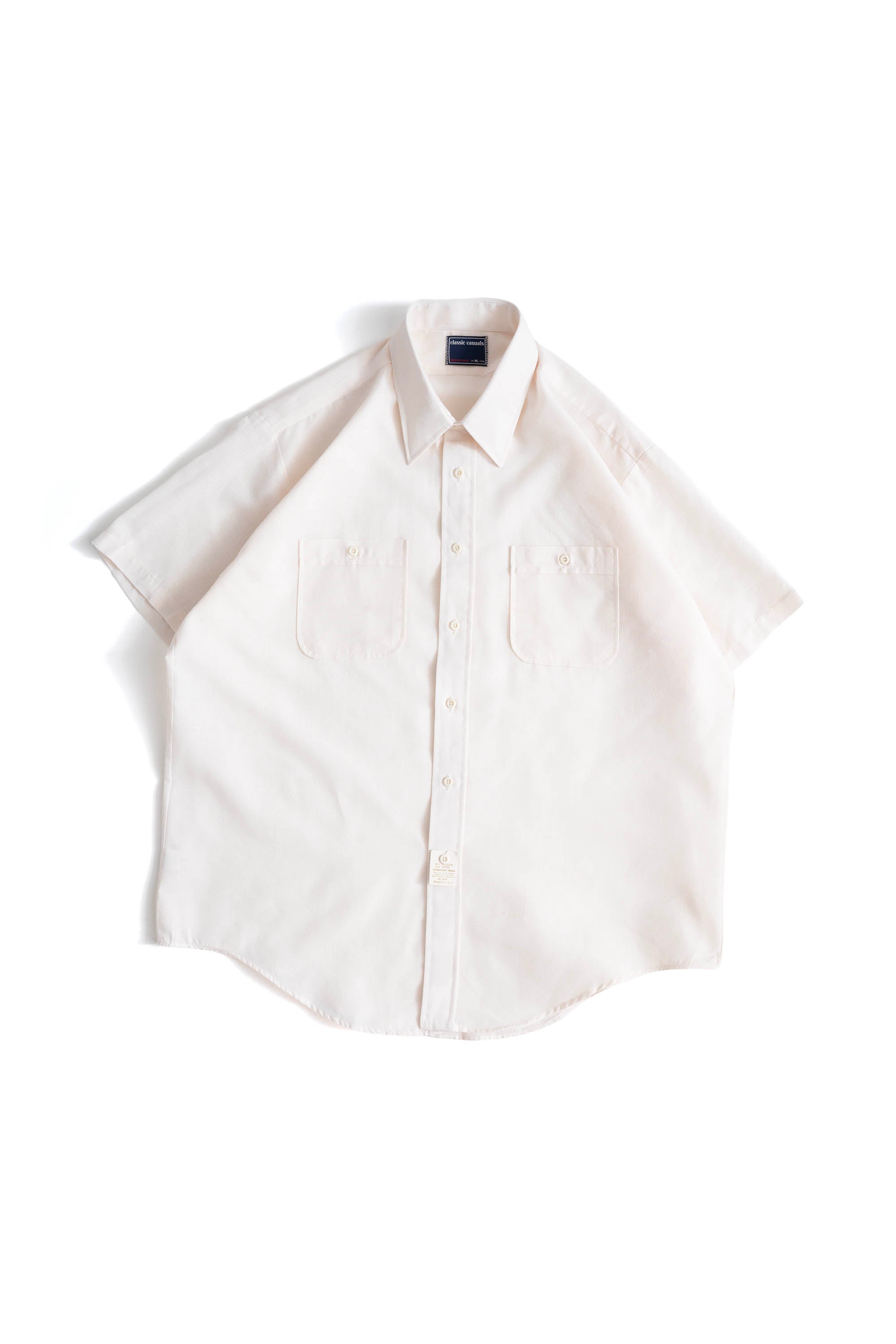 80S MADE IN USA CLASSIC CASUALS NEP SHIRT (DEADSTOCK)