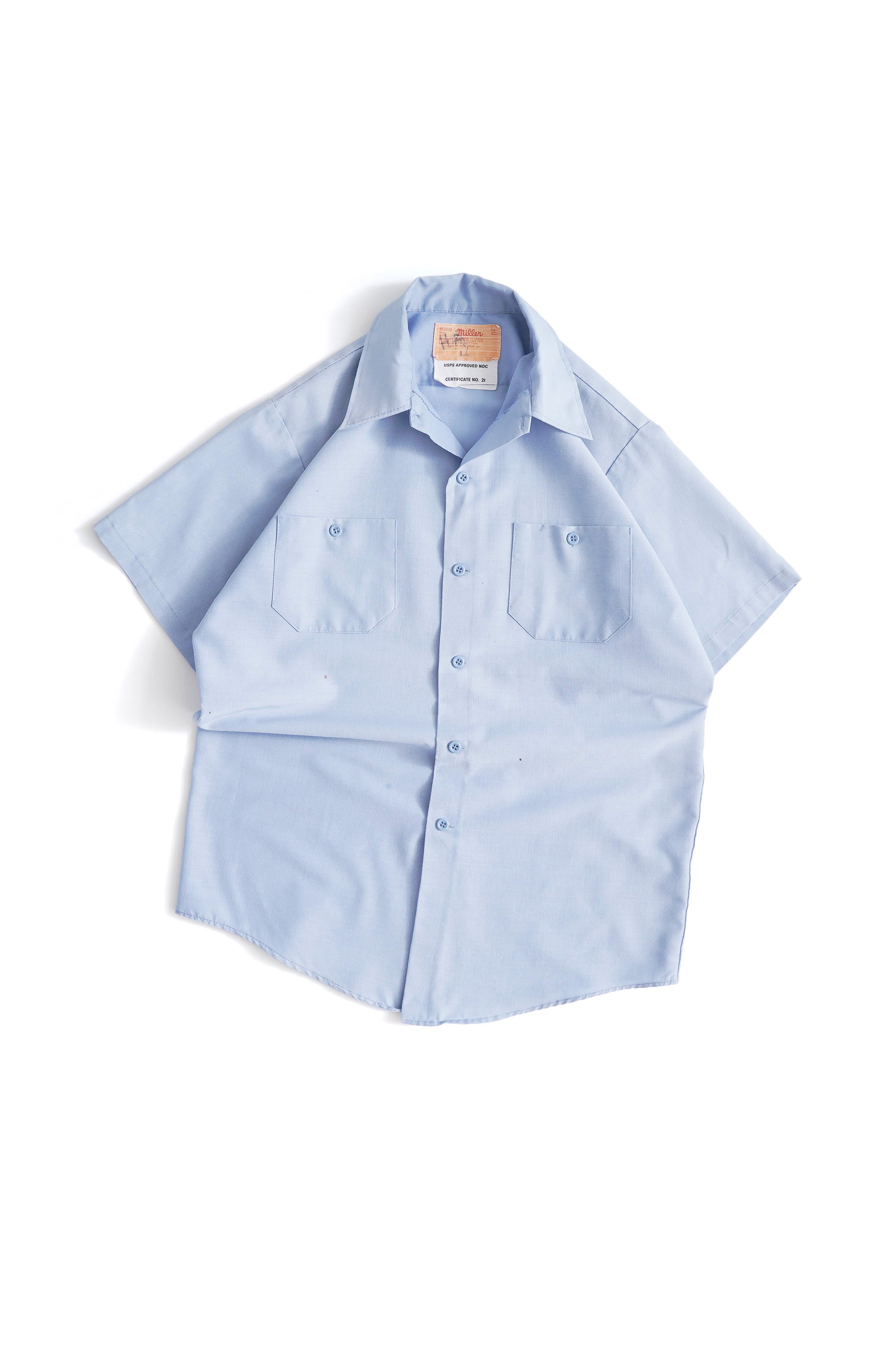 80S MADE IN USA MILLER USPS APPROVED SHIRT