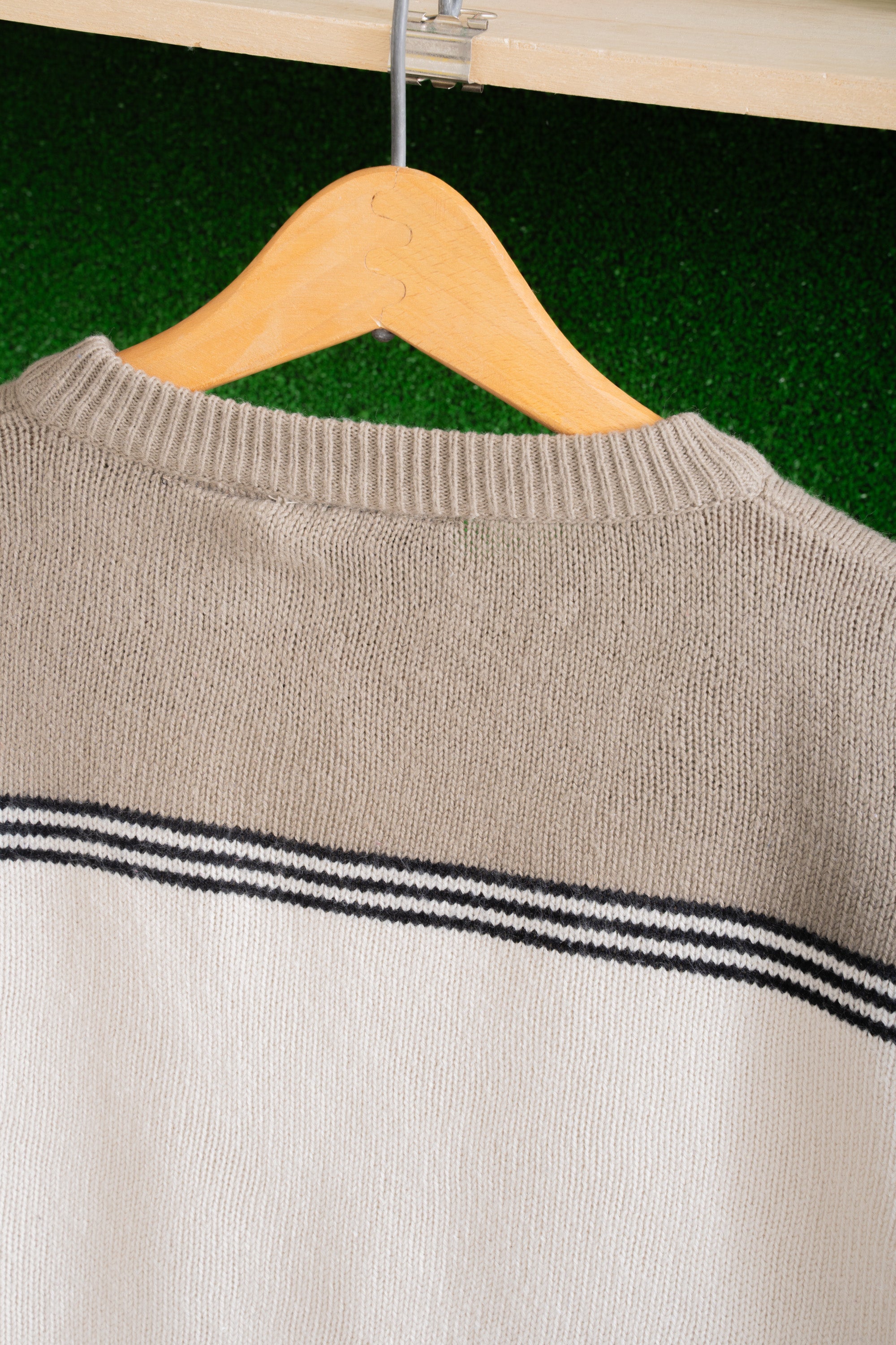90~00S FADED GLORY STRIPED SWEATER