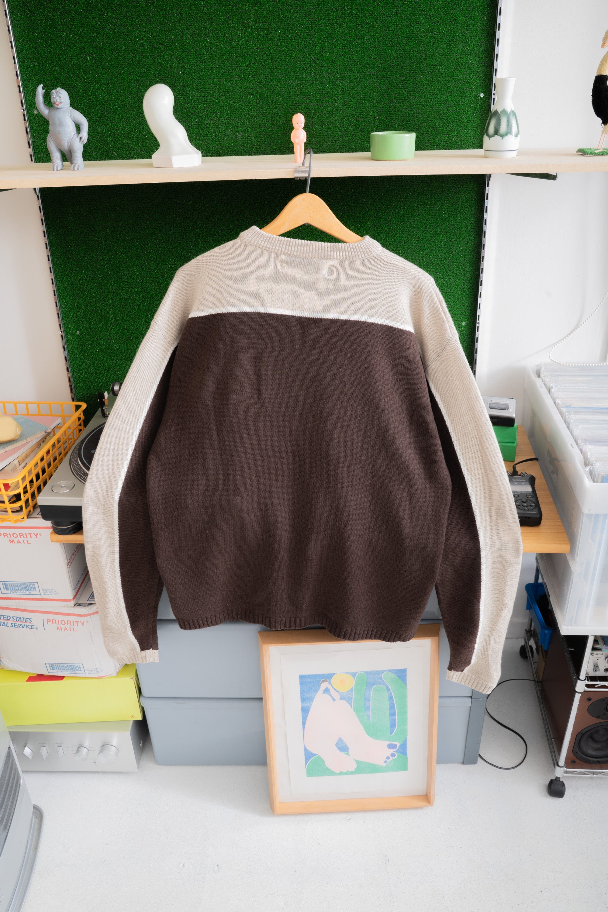 90~00S UTILITY 2TONE STWEATER