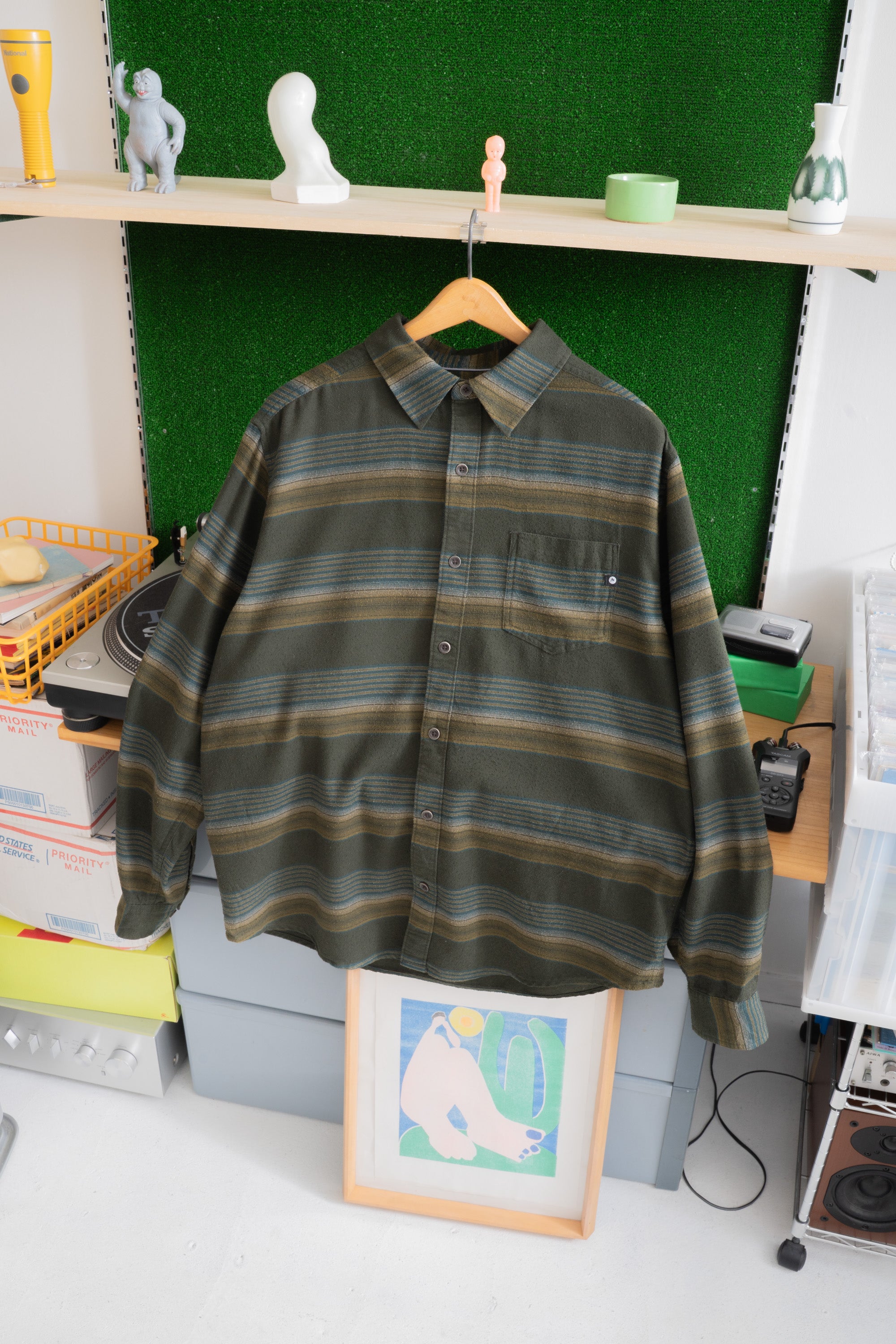 00~10S MARMOT STRIPED SHIRT