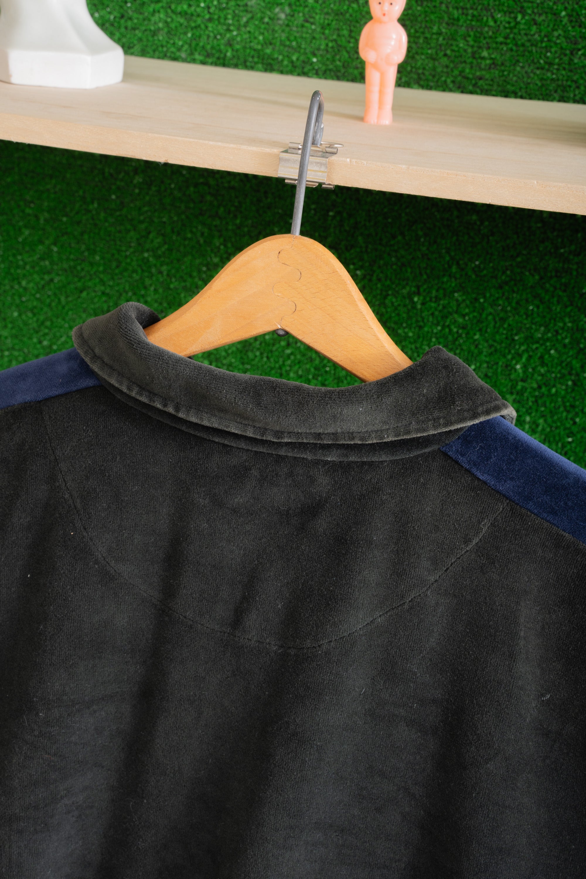 90S UTOPIA 3TONE VELOUR POLO