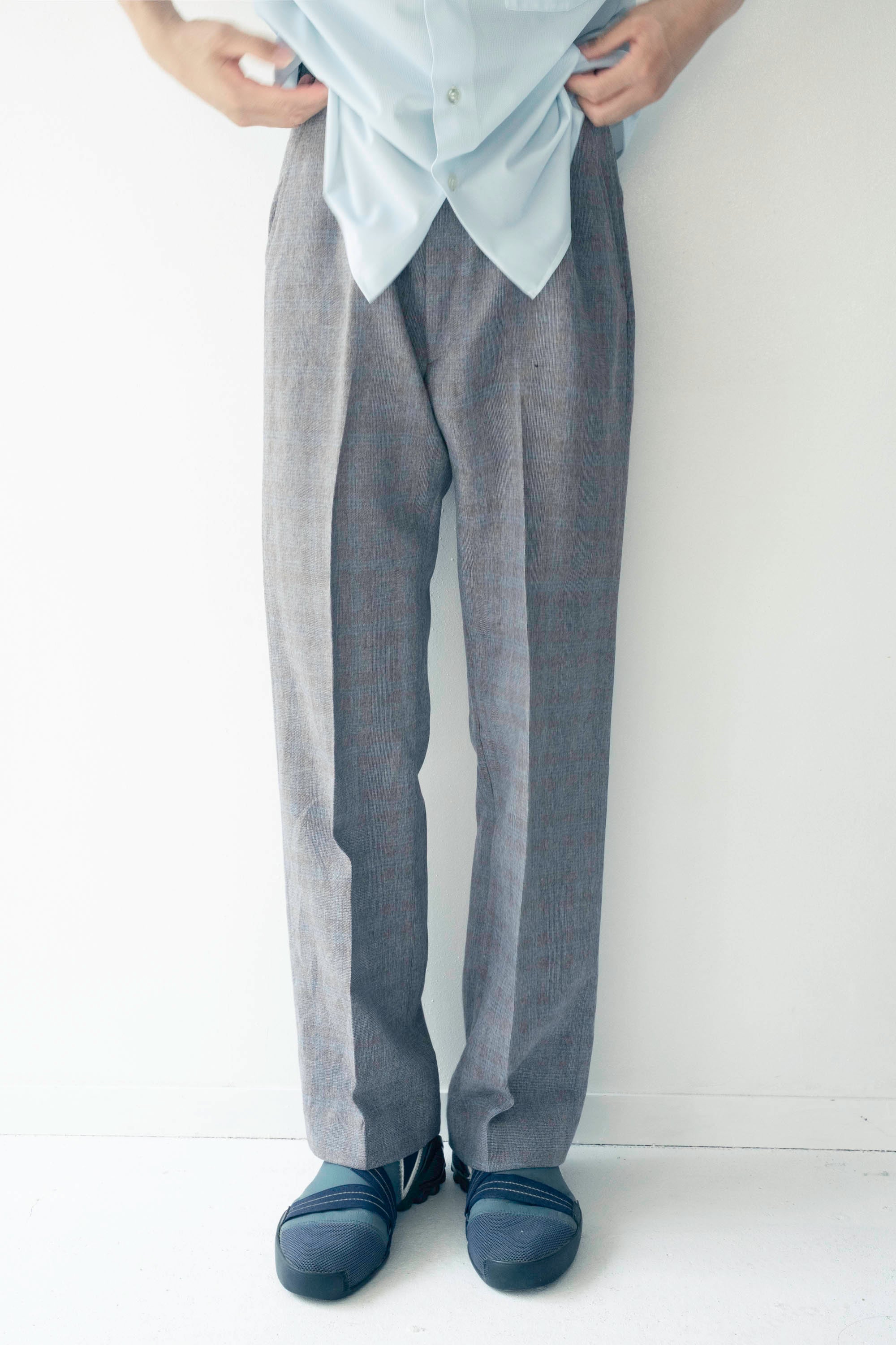 80S MADE IN USA HAGGAR CHECKED SLACKS