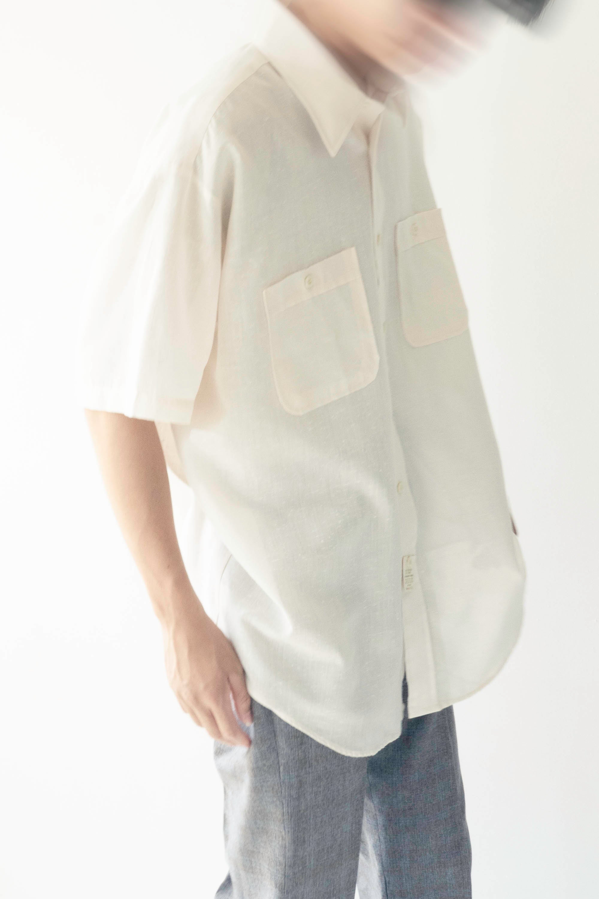 80S MADE IN USA CLASSIC CASUALS NEP SHIRT (DEADSTOCK)