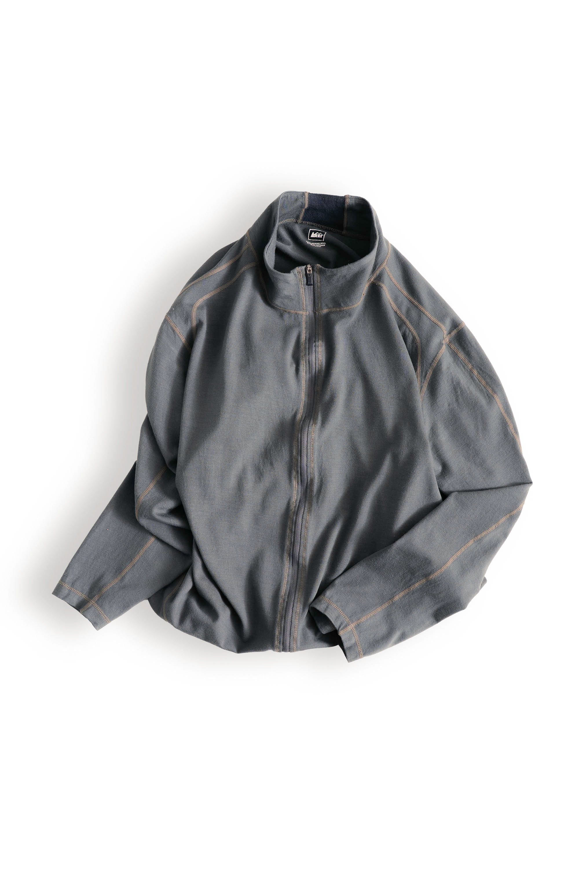 00-10S REI COOP MERINO WOOL FULLZIP SWEATER