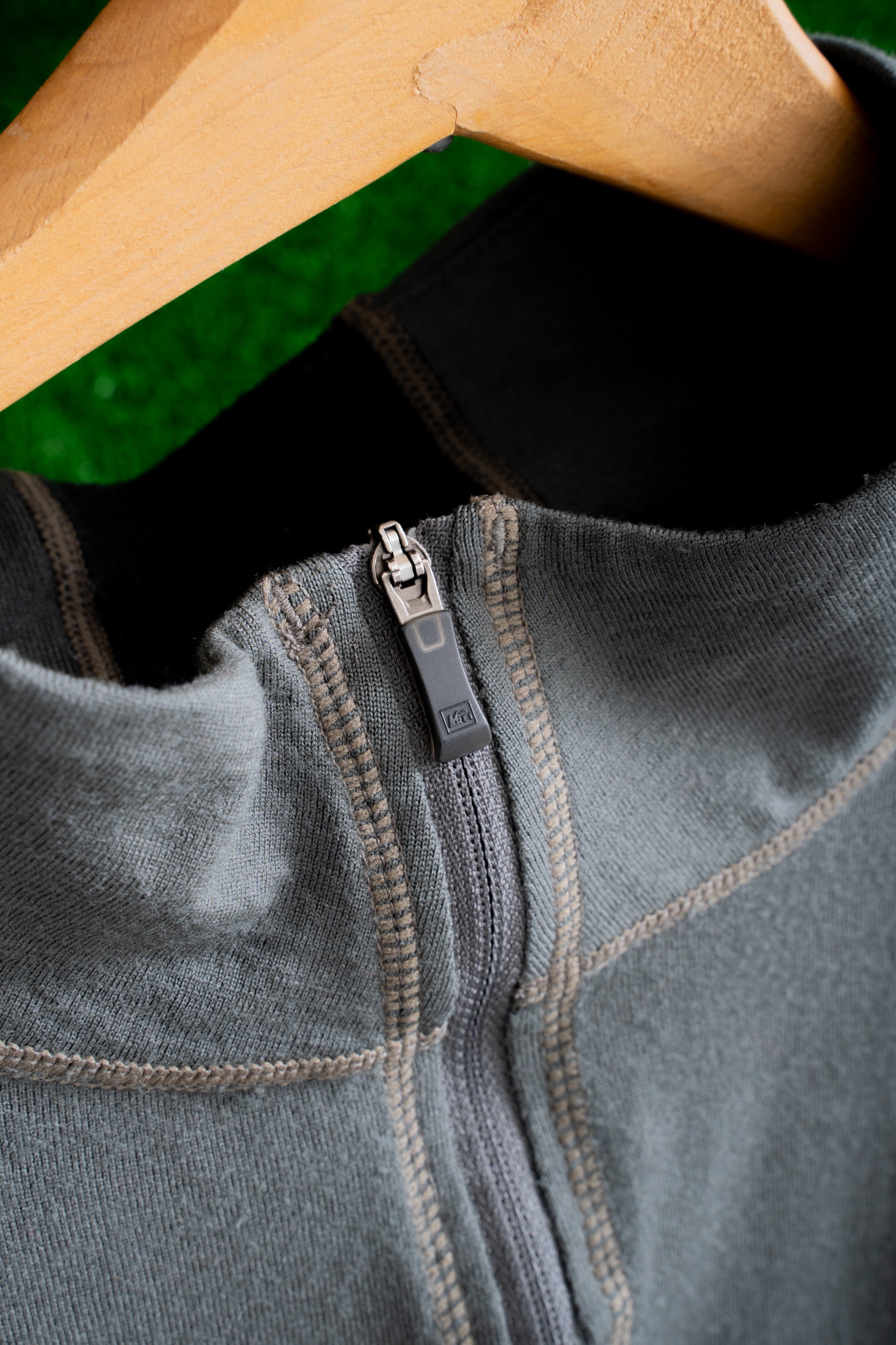 00-10S REI COOP MERINO WOOL FULLZIP SWEATER