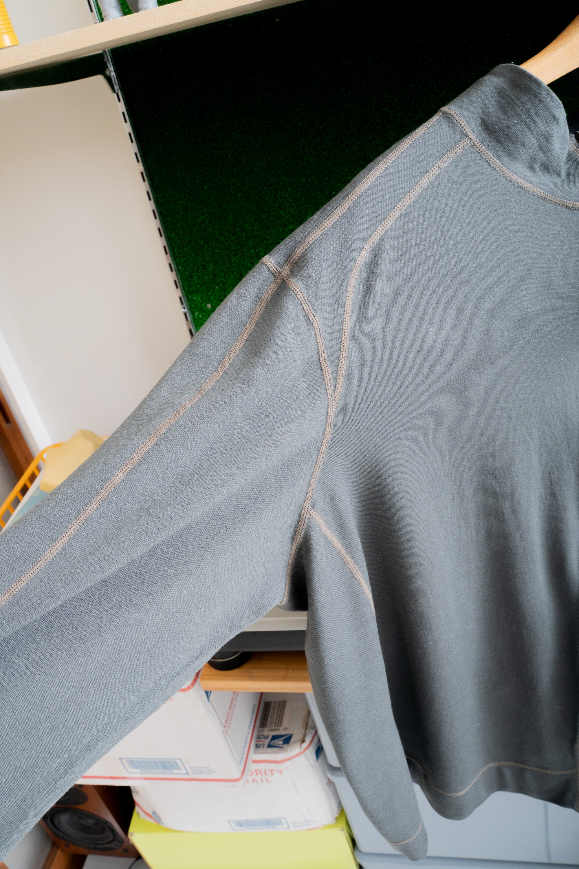 00-10S REI COOP MERINO WOOL FULLZIP SWEATER