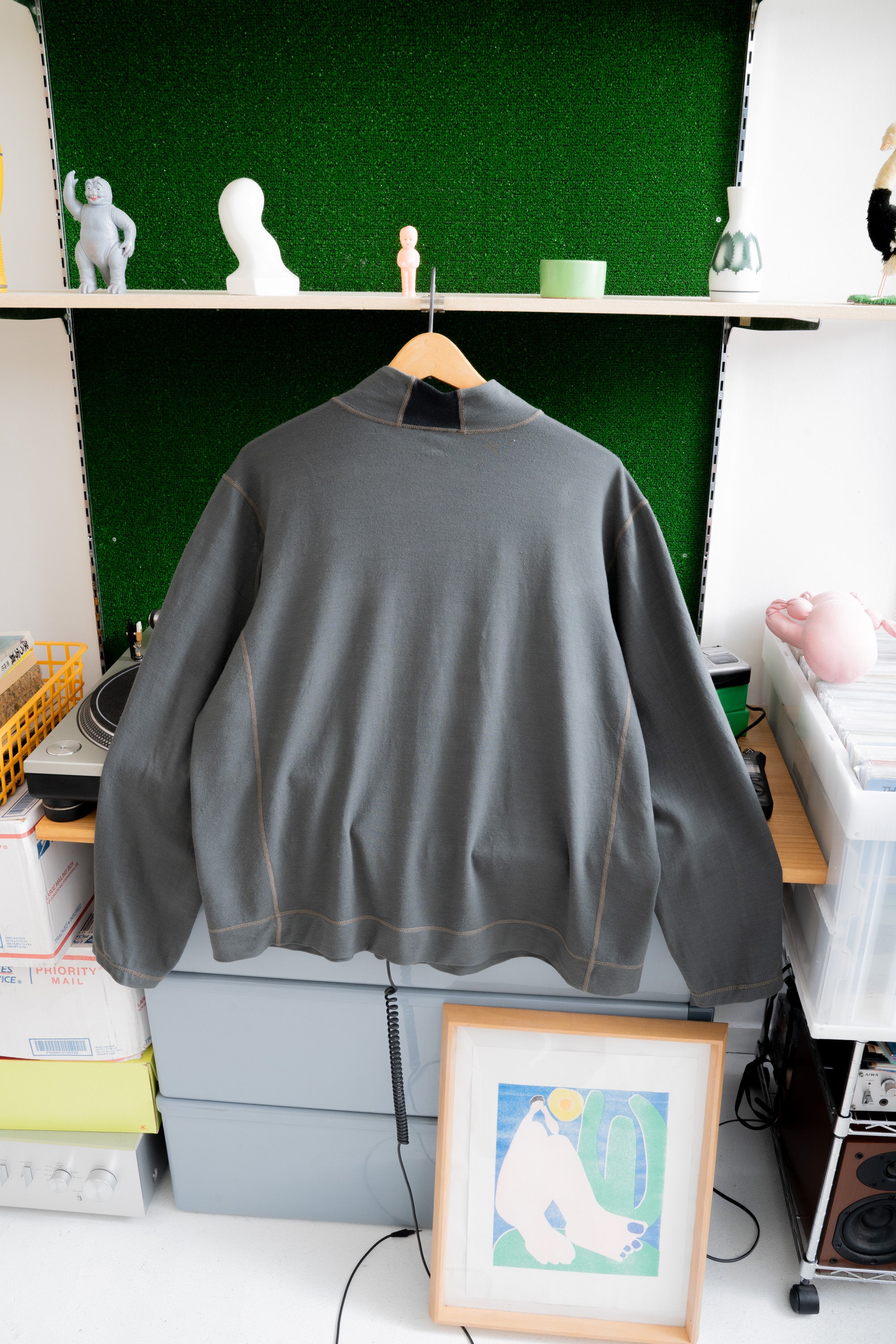 00-10S REI COOP MERINO WOOL FULLZIP SWEATER