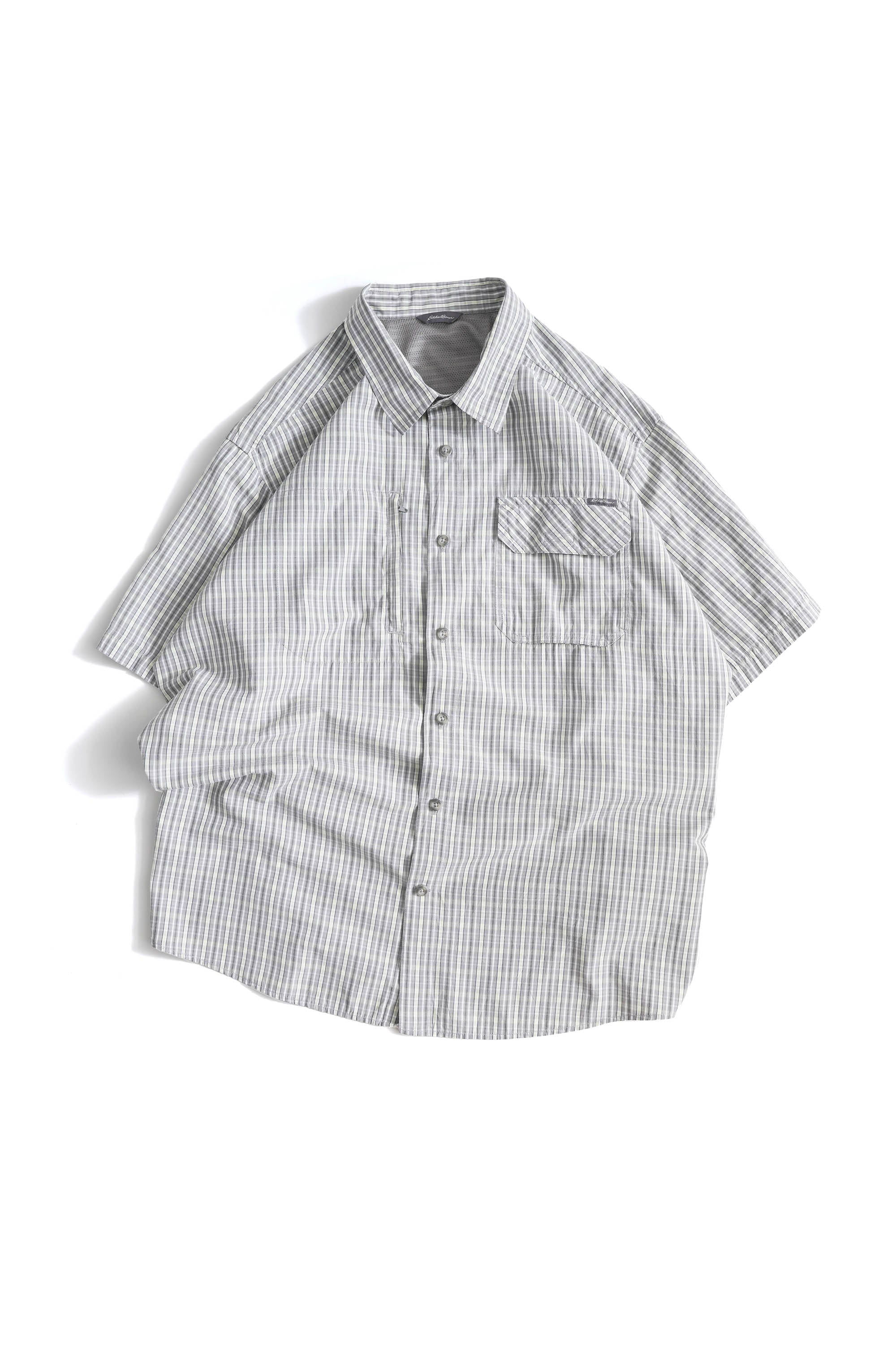 00S EDDIE BAUER CHECKED ACTIVE SHIRT