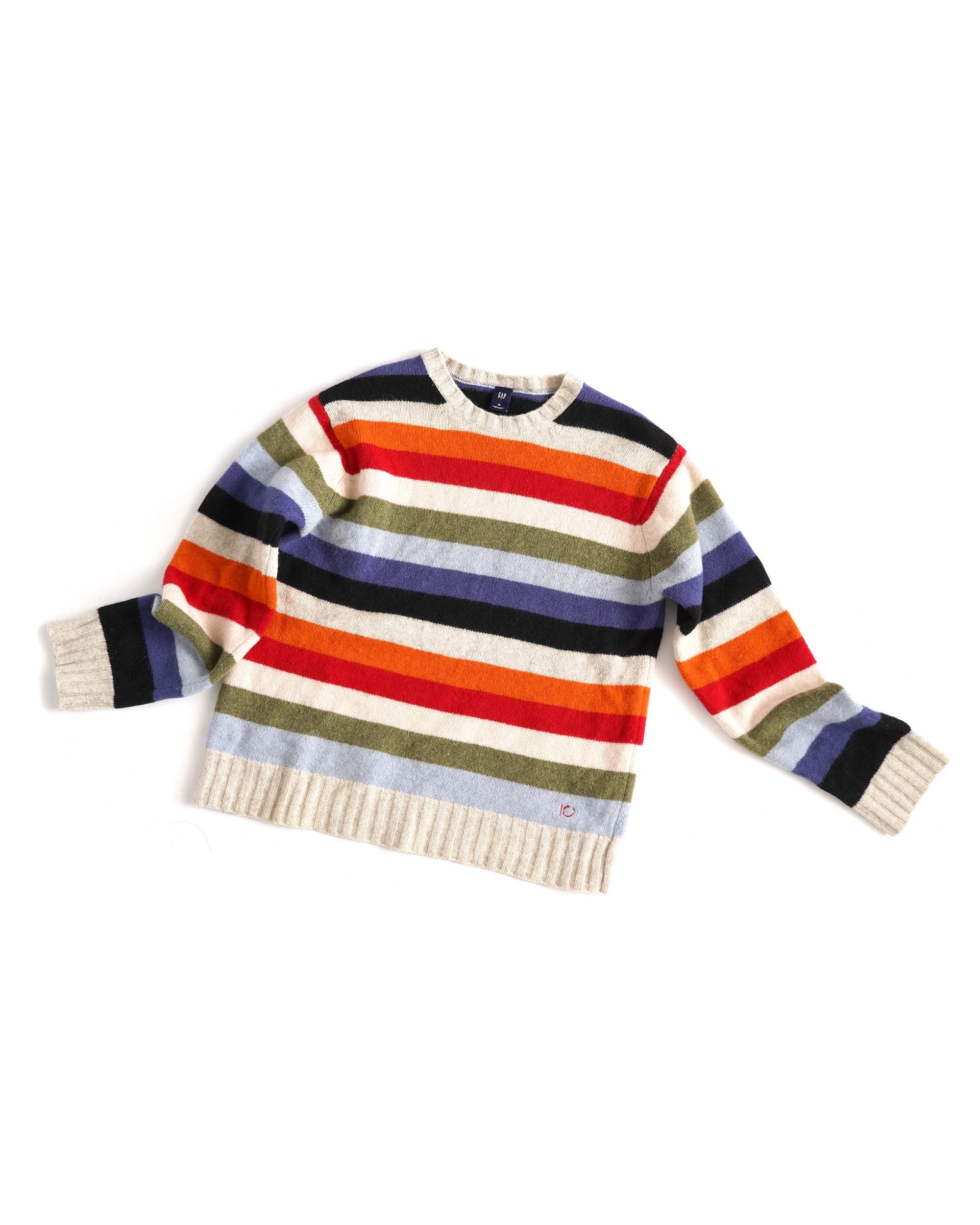 00S GAP STRIPED WOOL SWEATER