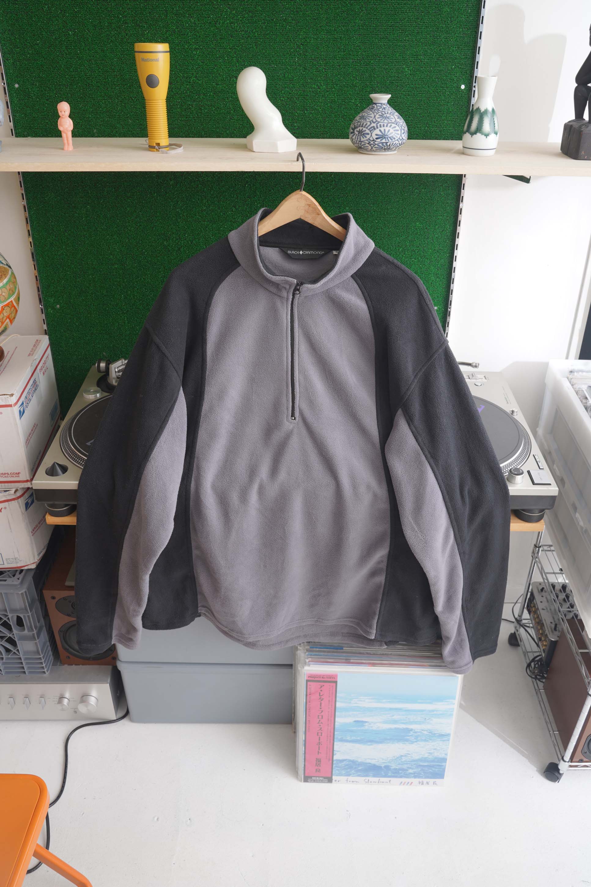 90S BLACK DIAMOND HALFZIP FLEECE PULLOVER