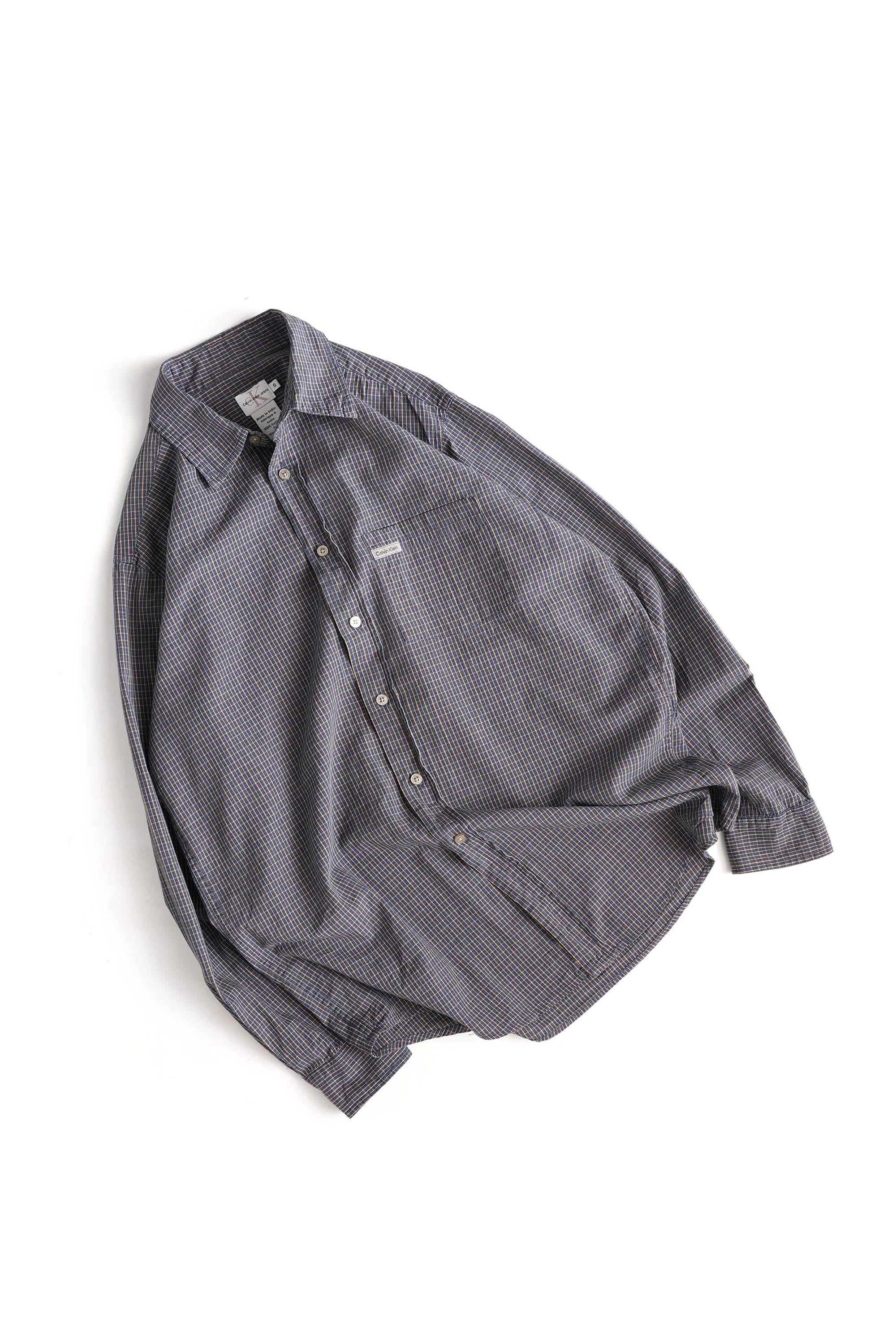 90S CALVIN KLEIN JEANS CHECKED SHIRT