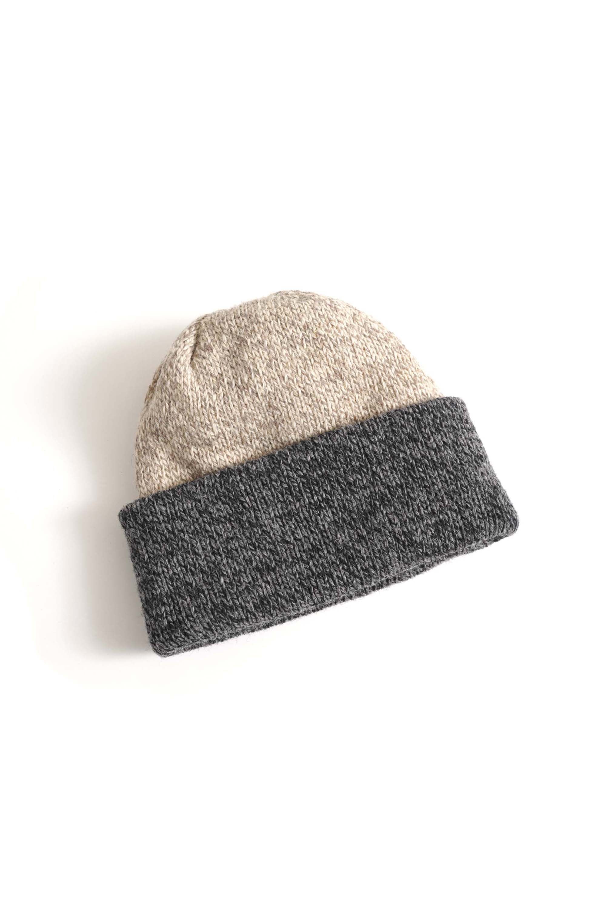 80S MADE IN USA EDDIE BAUER 2TONE BEANIE