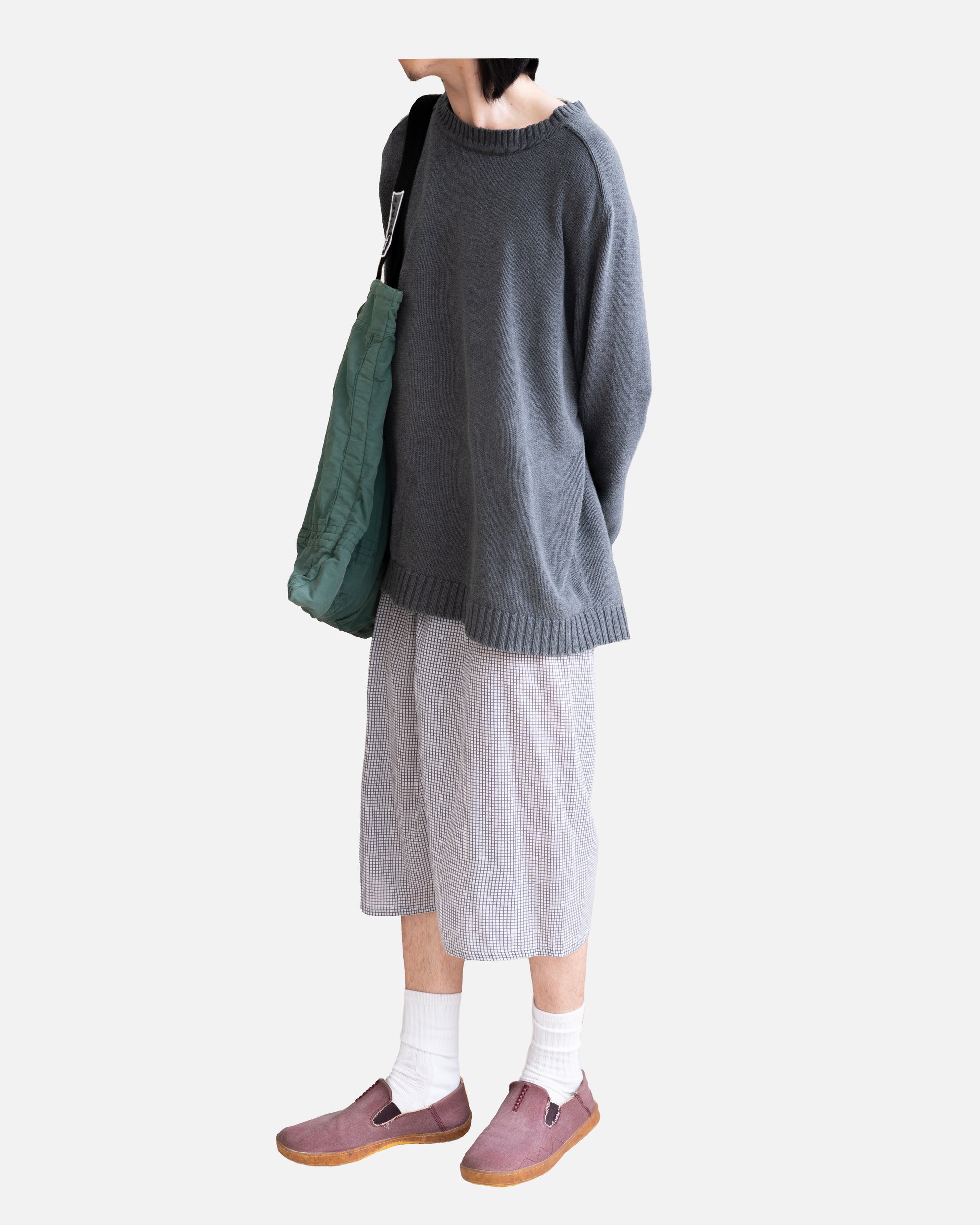 90~00S UNKNOWN BRAND GRID CHECK EASY SHORTS