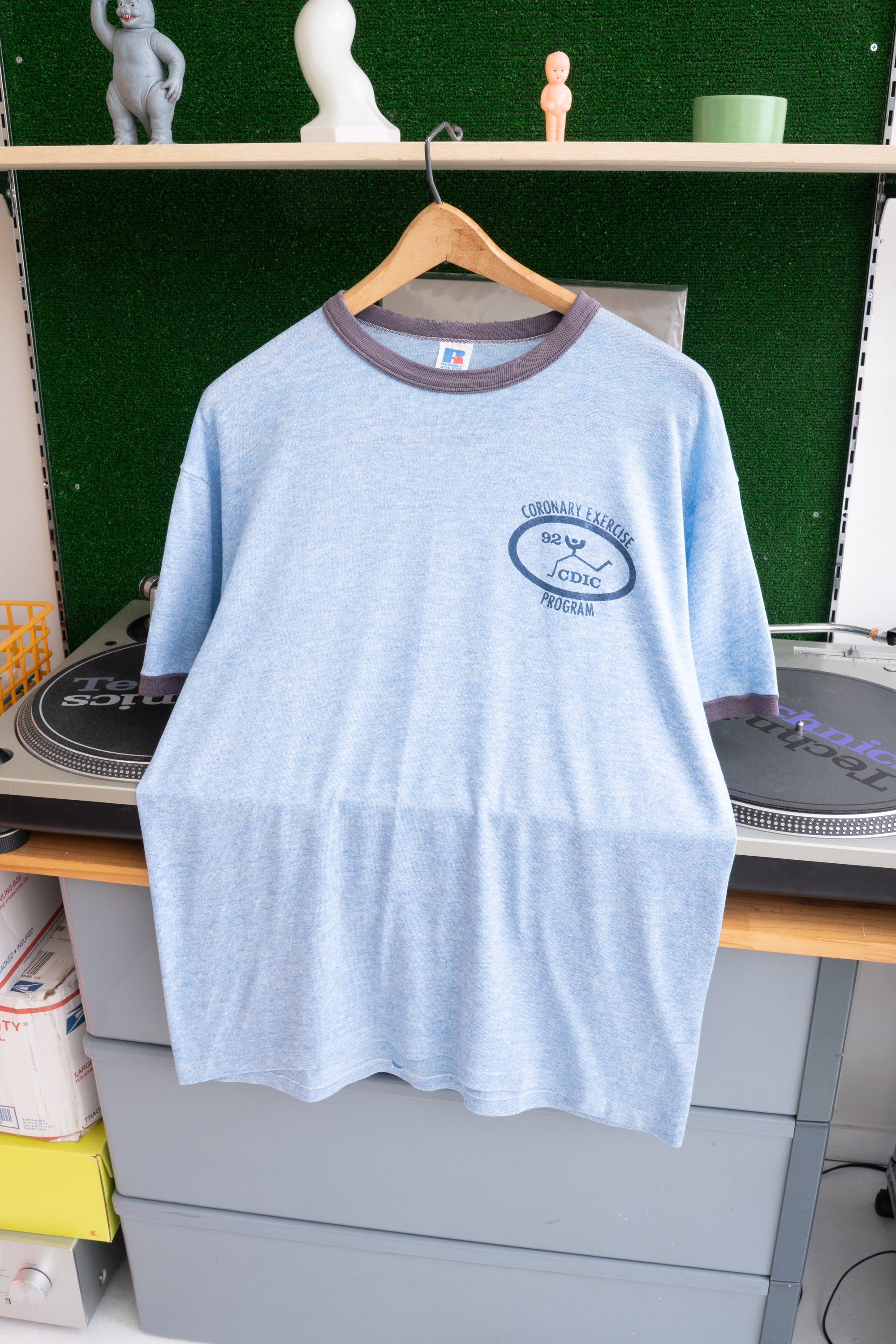 1992 MADE IN USA RUSSELL RINGER T-SHIRT
