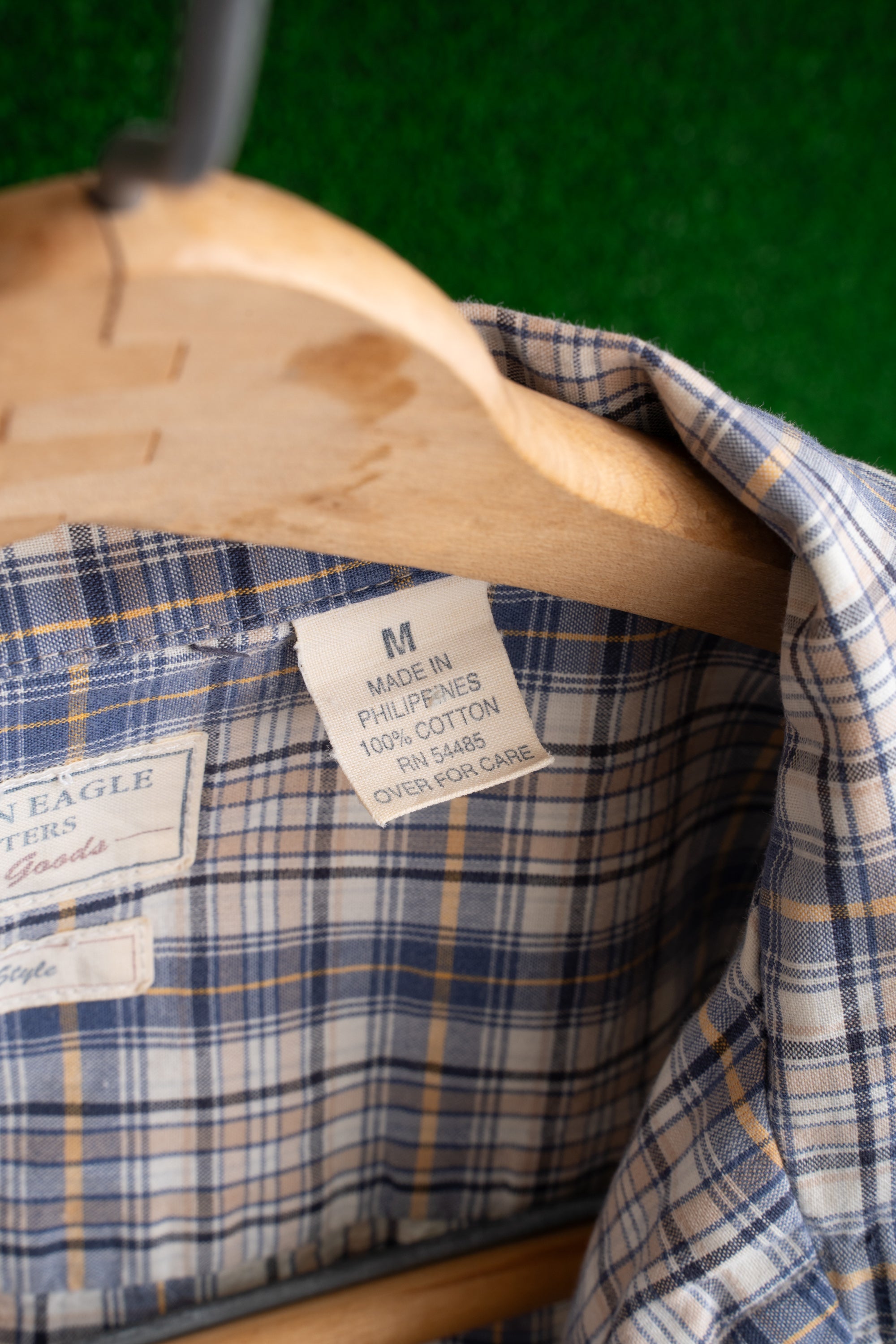 00~10S AMERICAN EAGLE CHECKED SHIRT