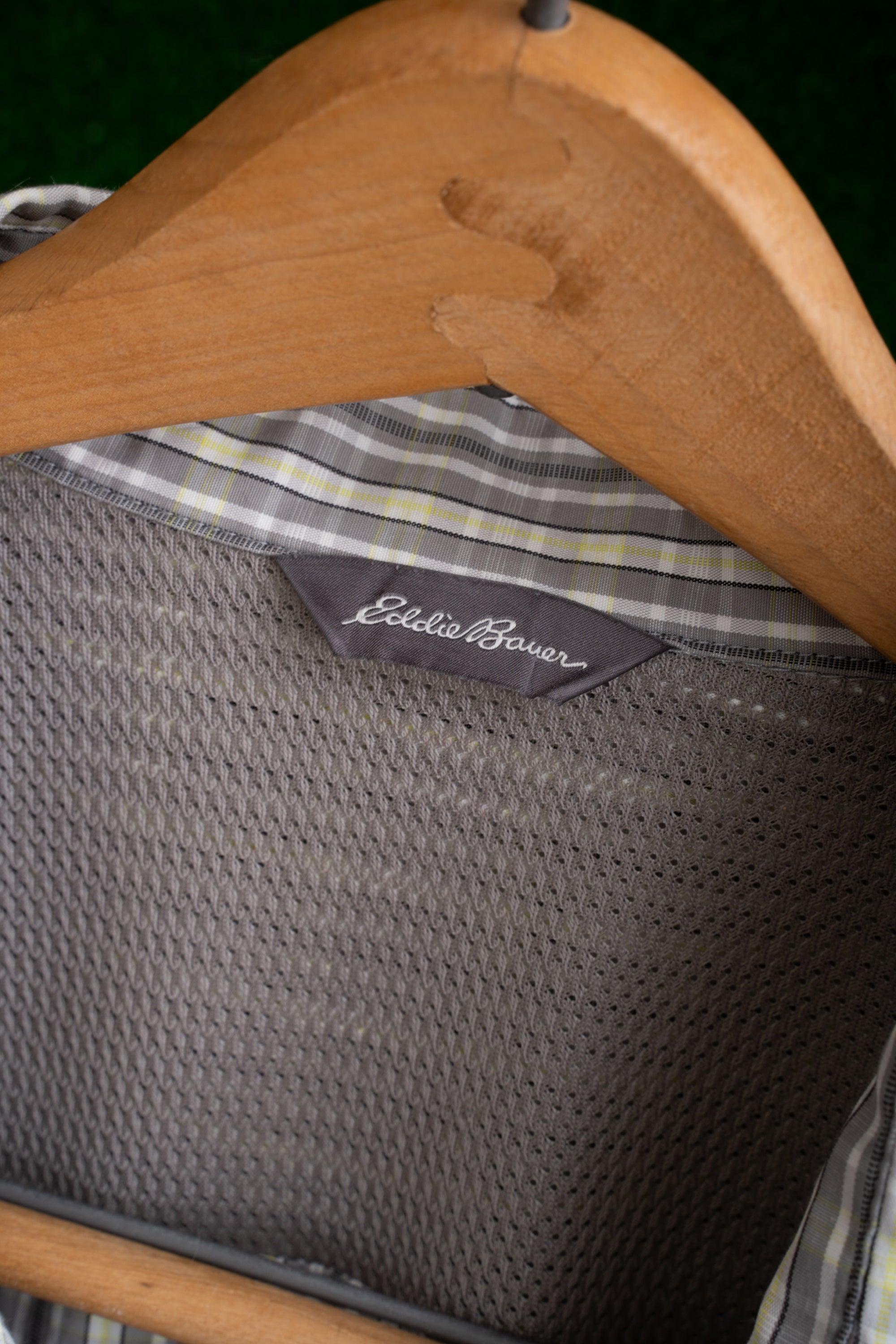 00S EDDIE BAUER CHECKED ACTIVE SHIRT