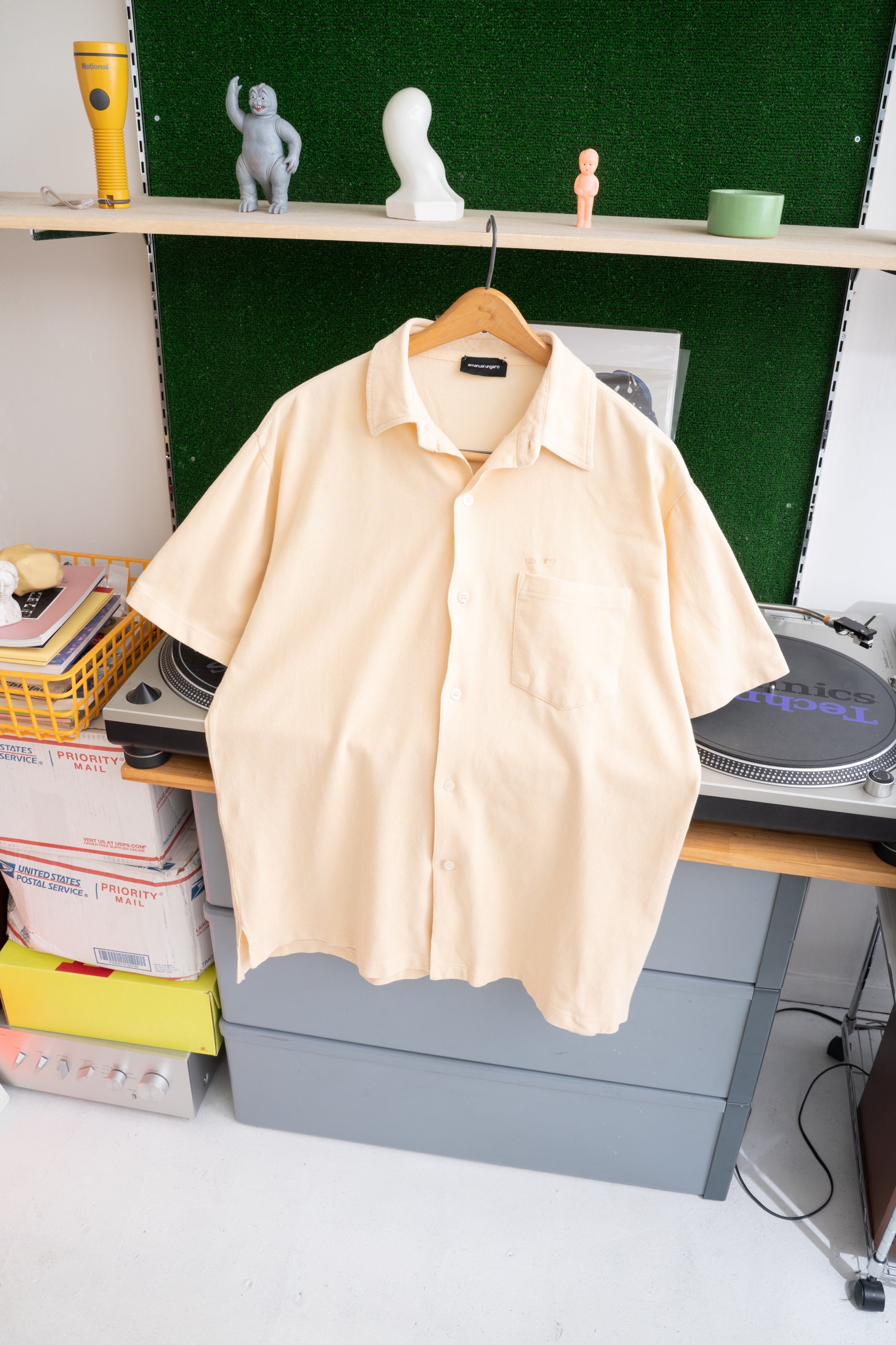 00S EMANUEL UNGARO MOSS STITCH SHIRT