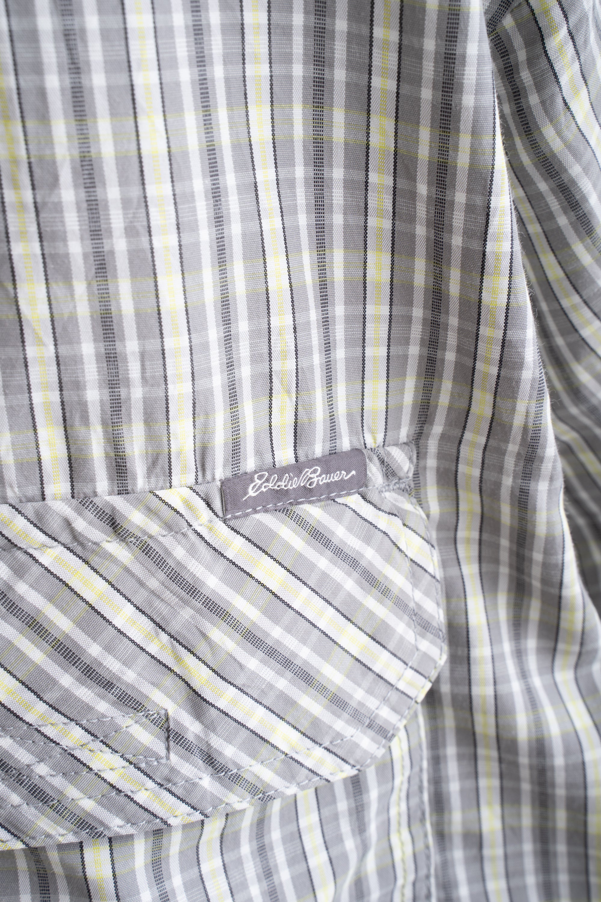 00S EDDIE BAUER CHECKED ACTIVE SHIRT