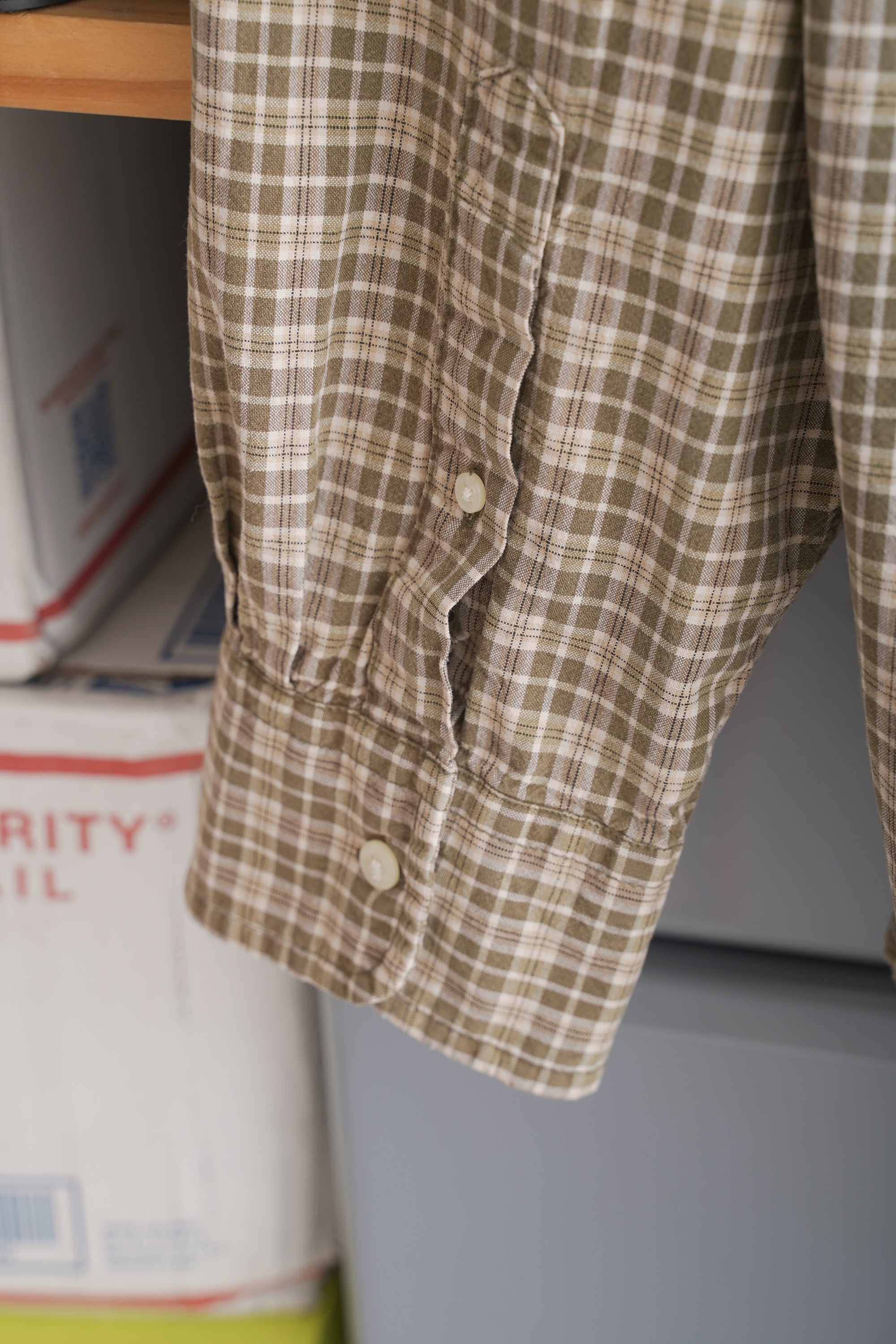 90~00S J.CREW CHECKED SHIRT