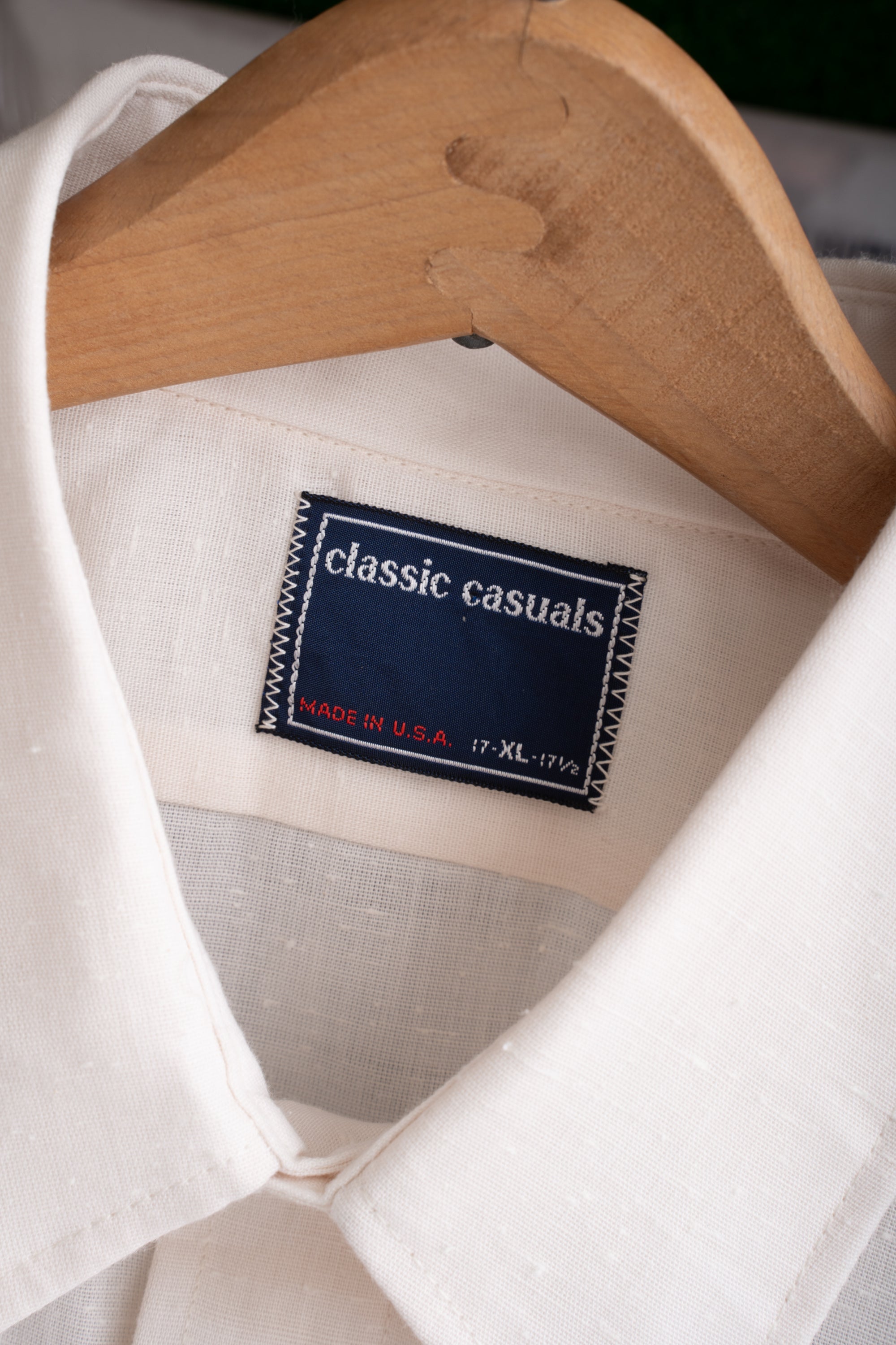80S MADE IN USA CLASSIC CASUALS NEP SHIRT (DEADSTOCK)
