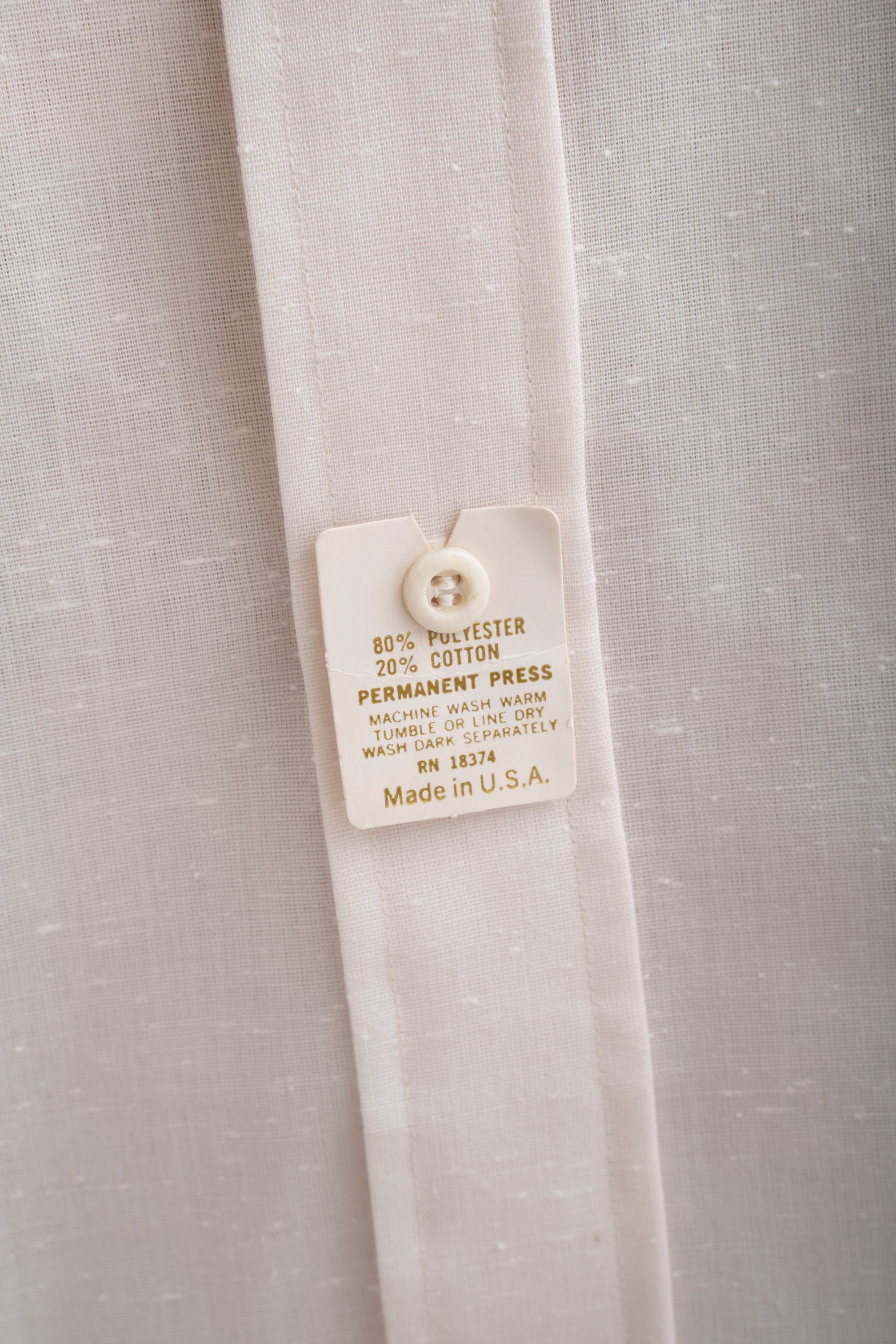 80S MADE IN USA CLASSIC CASUALS NEP SHIRT (DEADSTOCK)
