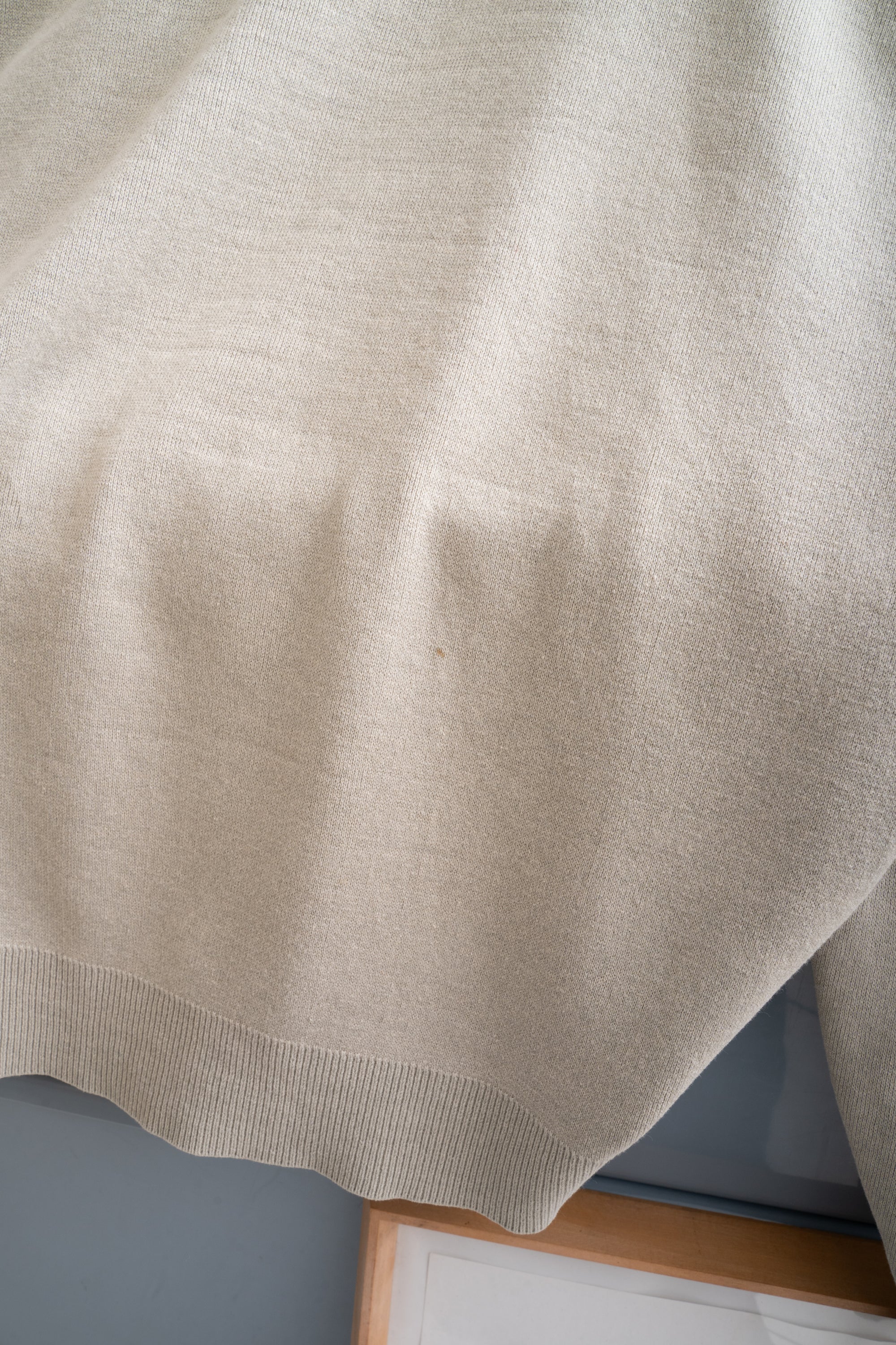 00S ADIDAS NECK ZIP SWEATER