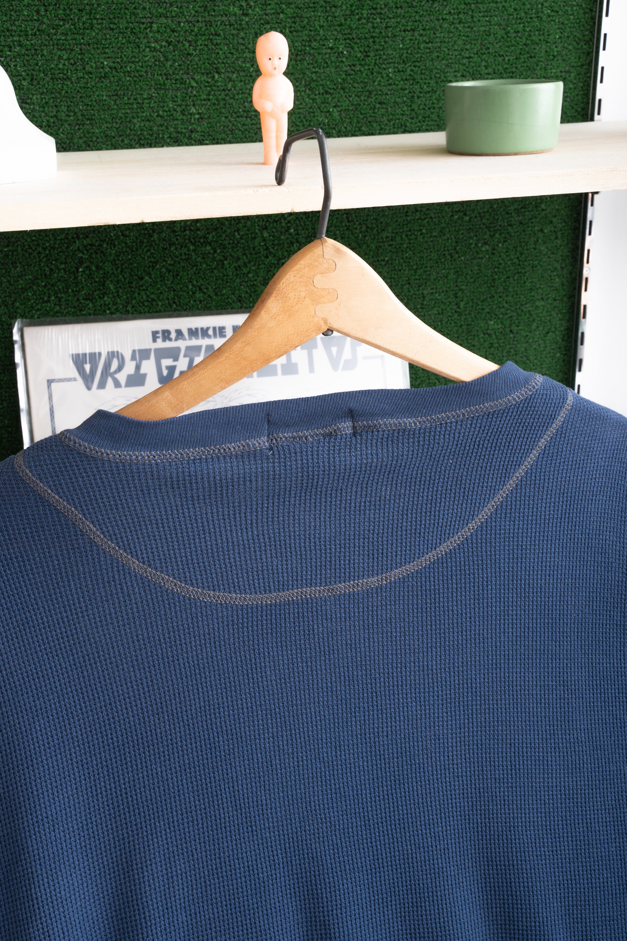 90S MADE IN USA ST JOHN'S BAY THEMAL HENRY NECK PULLOVER