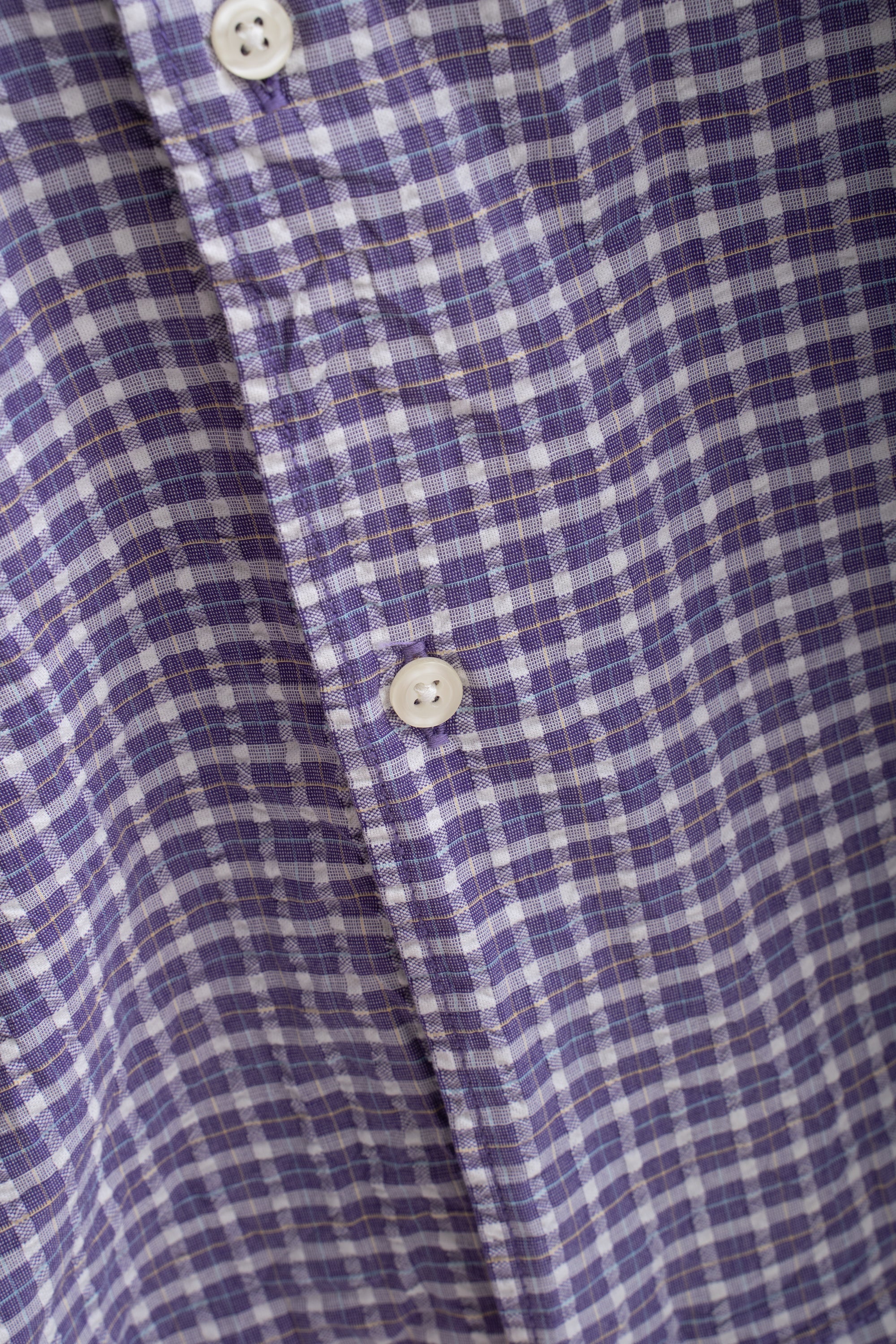 00S EDDIE BAUER CHECKED SEERSUKER SHIRT