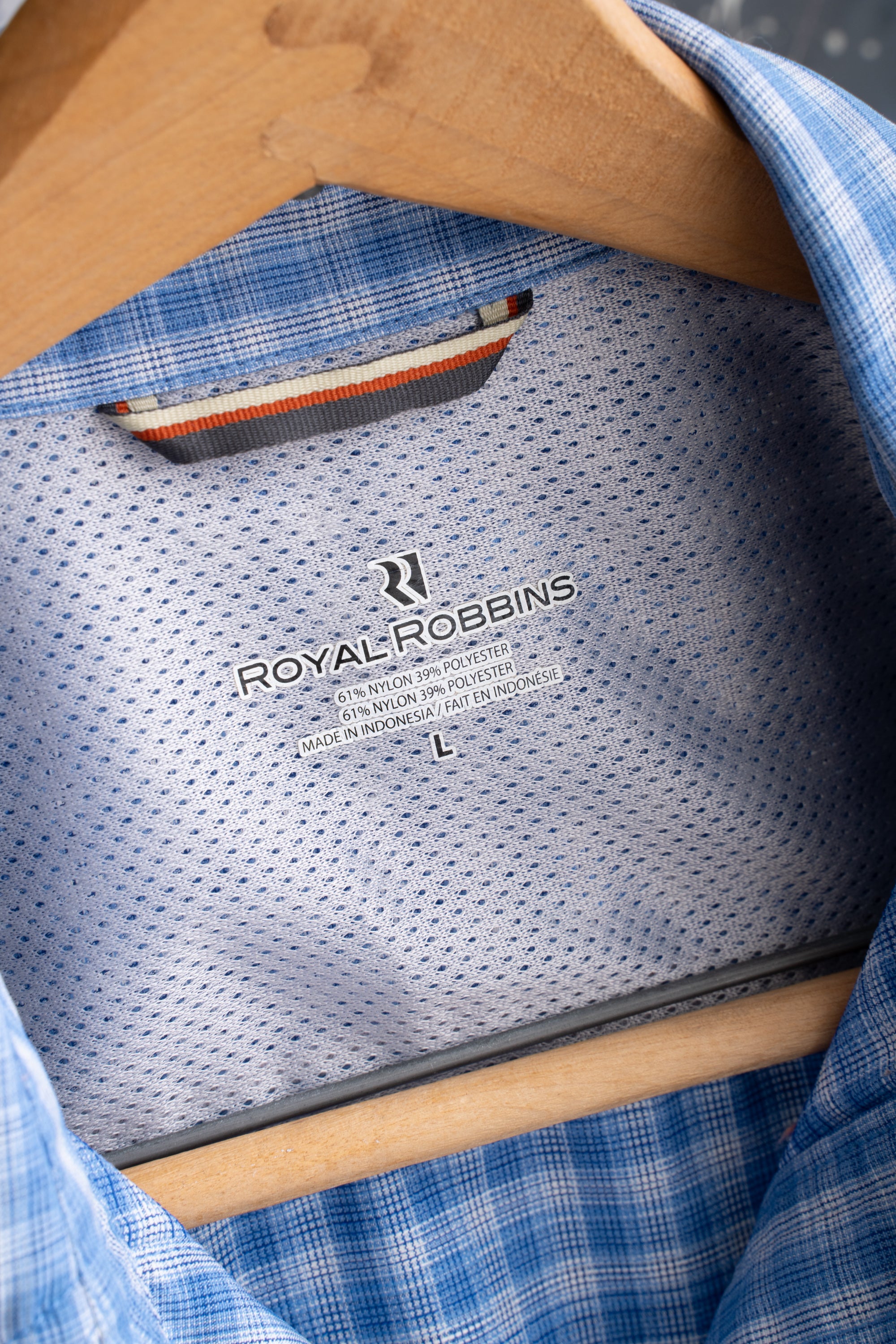 10S ROYAL ROBBINS CHECKED SHIRT