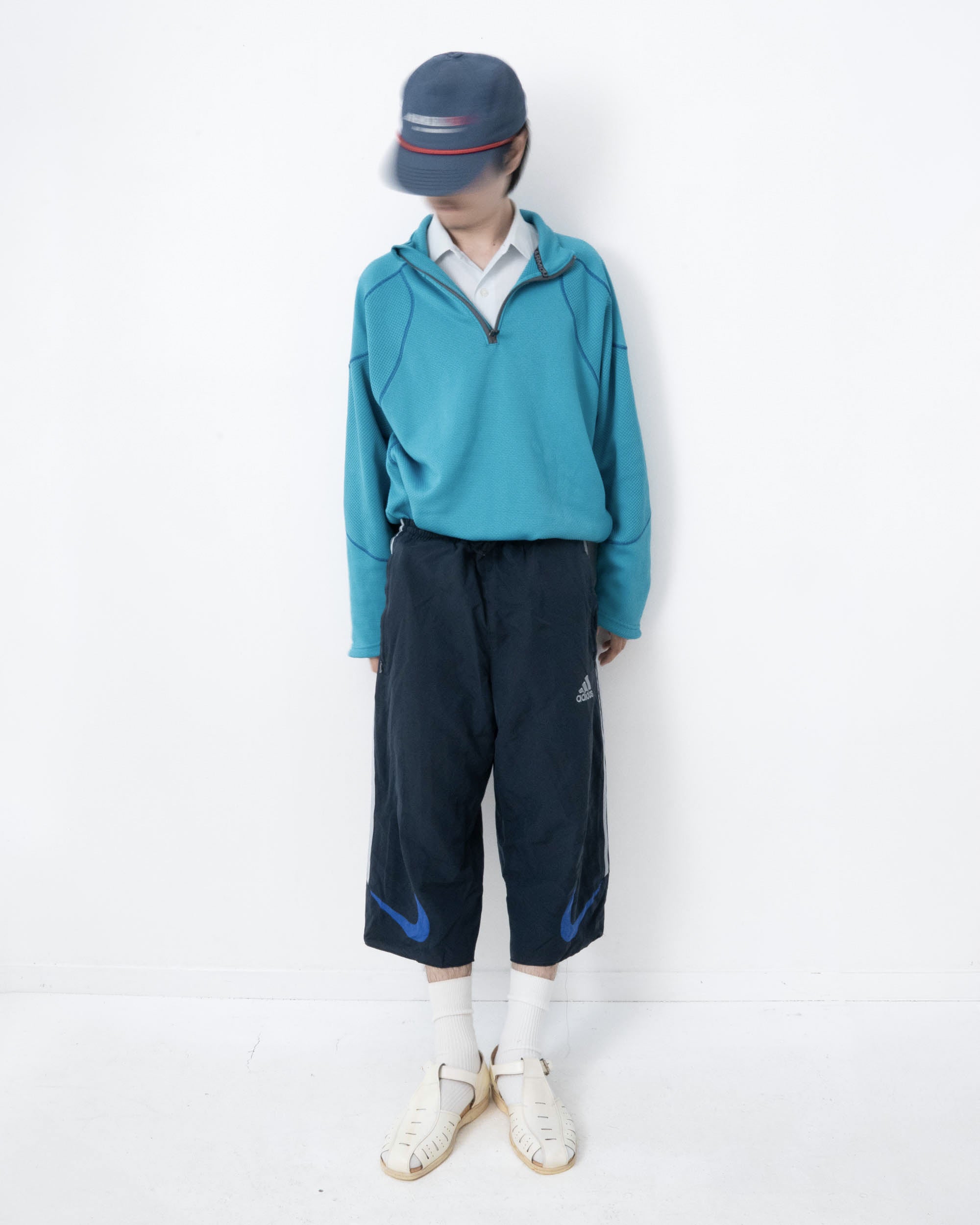 00S ADIDAS THREE QUARTER NYLON PANTS
